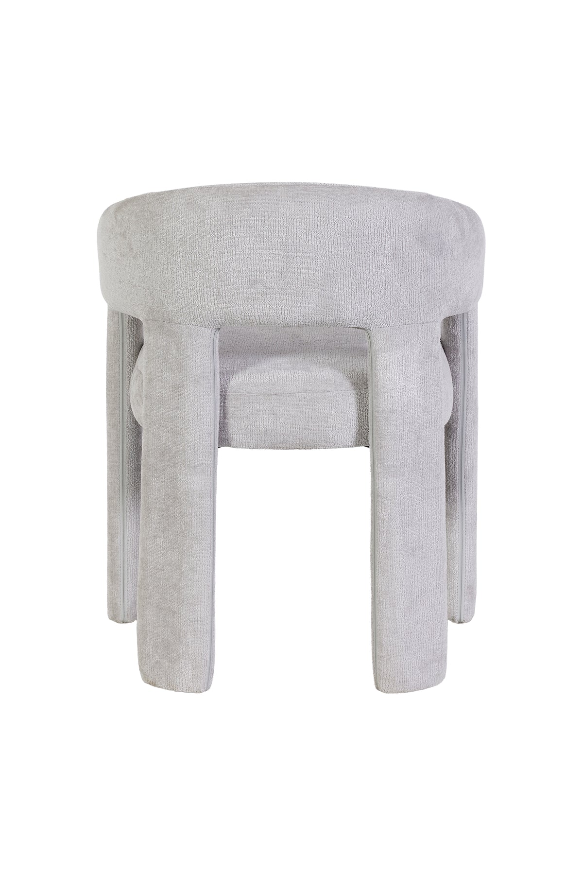 GBO - Chaise de salle à manger ST2601 - Tissu - Gris clair