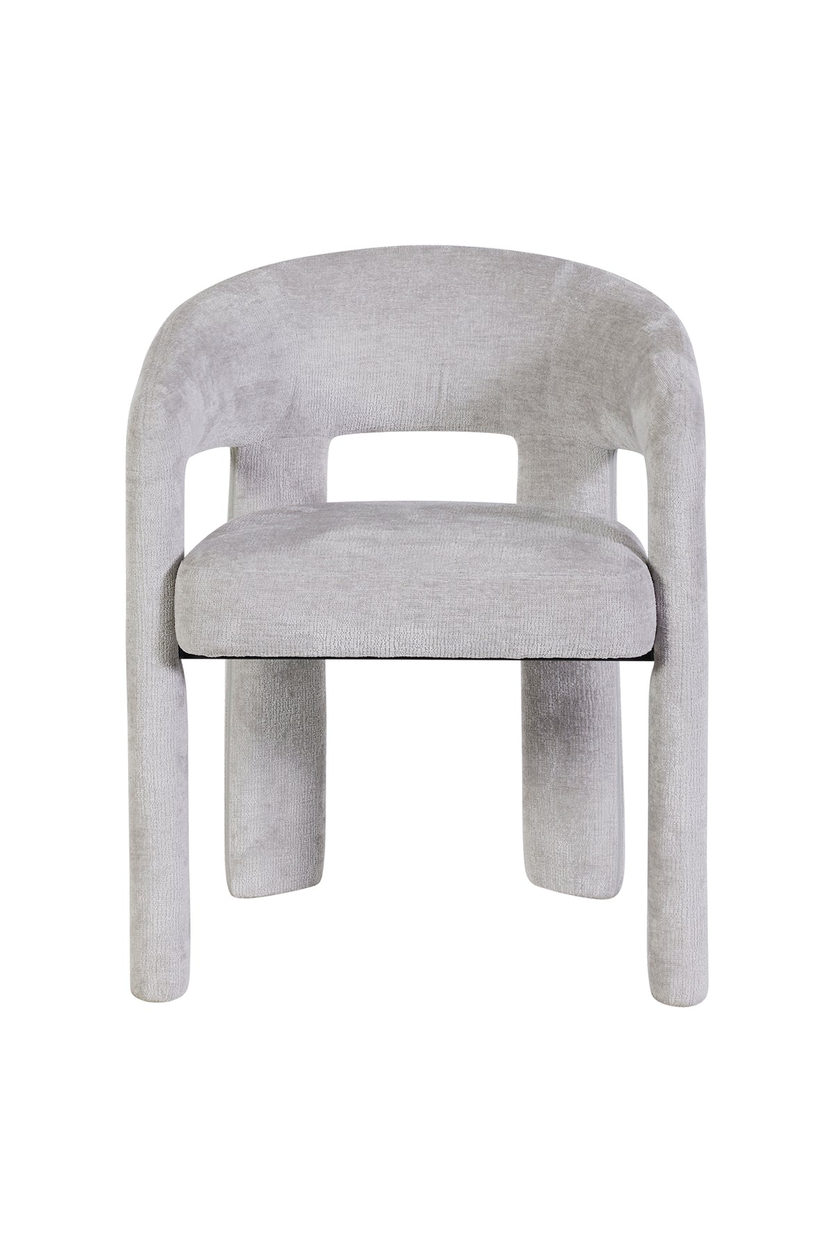 GBO - Chaise de salle à manger ST2601 - Tissu - Gris clair