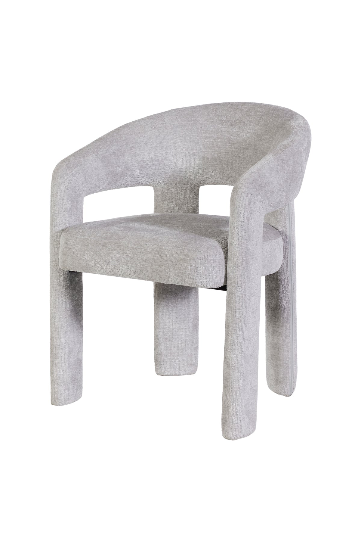 GBO - Chaise de salle à manger ST2601 - Tissu - Gris clair