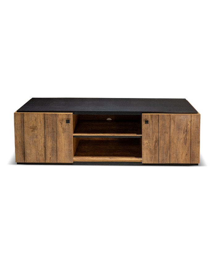 GBO - Meuble TV Sharon - Chêne Denver - 160x48.0x40 cm