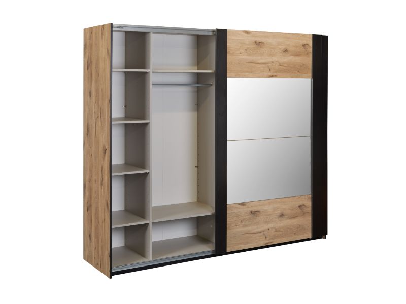 GBO -  Set 2 kleine legplanken kleerkast Sofia - Canyon oak - 39x54x18cm
