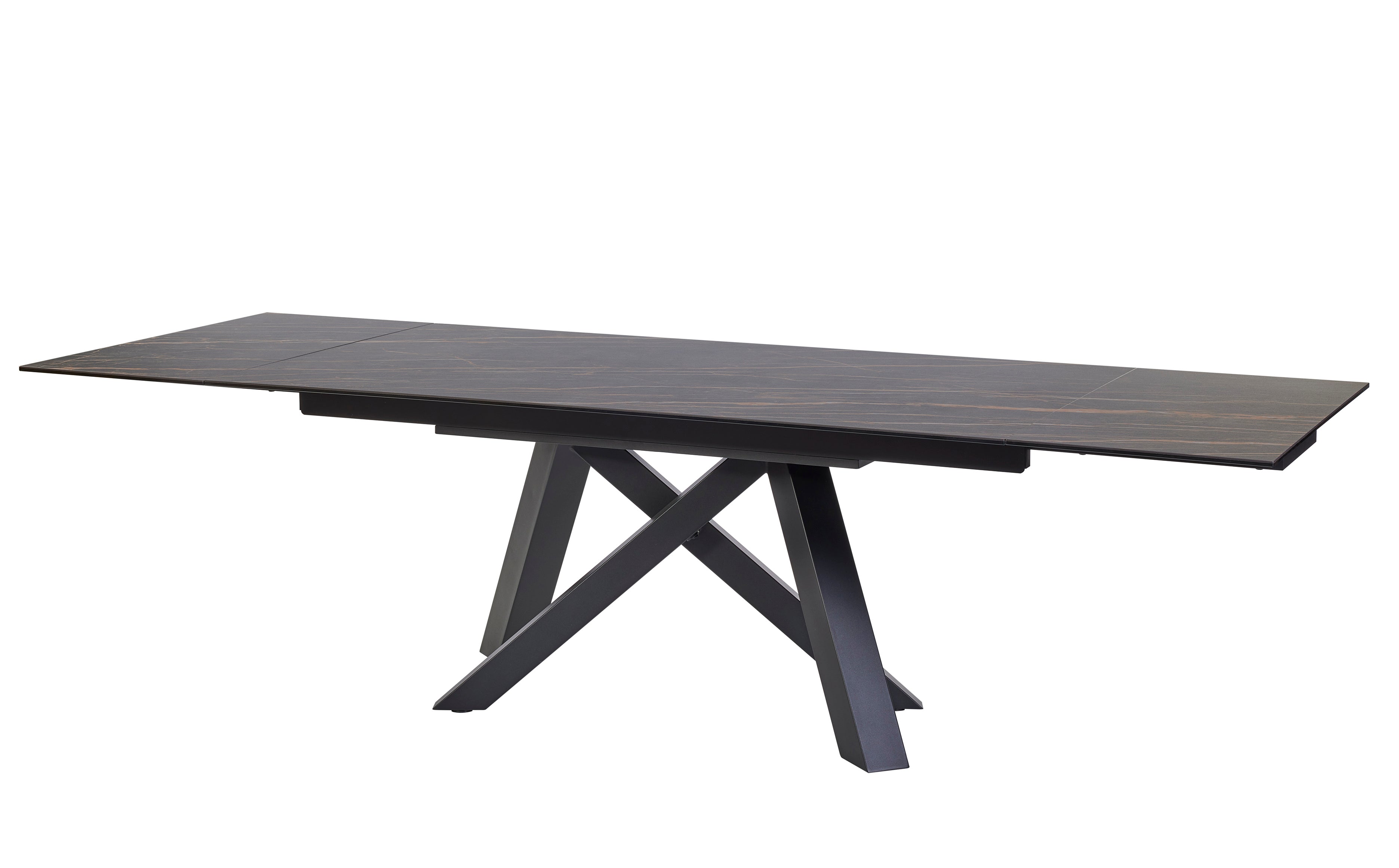 GBO - Tafel TF2306 - Rechthoekig - Matt Gold - 180 ( 280 ) x 100 x 76 cm