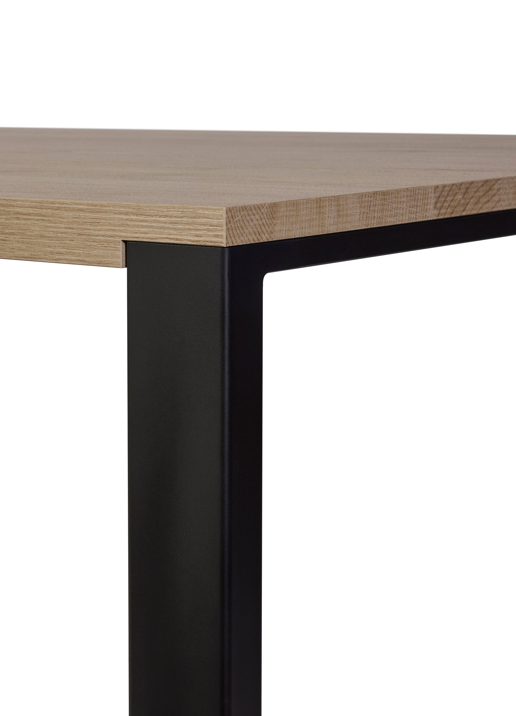 GBO - Table de salle à manger Toby – 170x100x77 cm – Chêne Castella – Pied en X