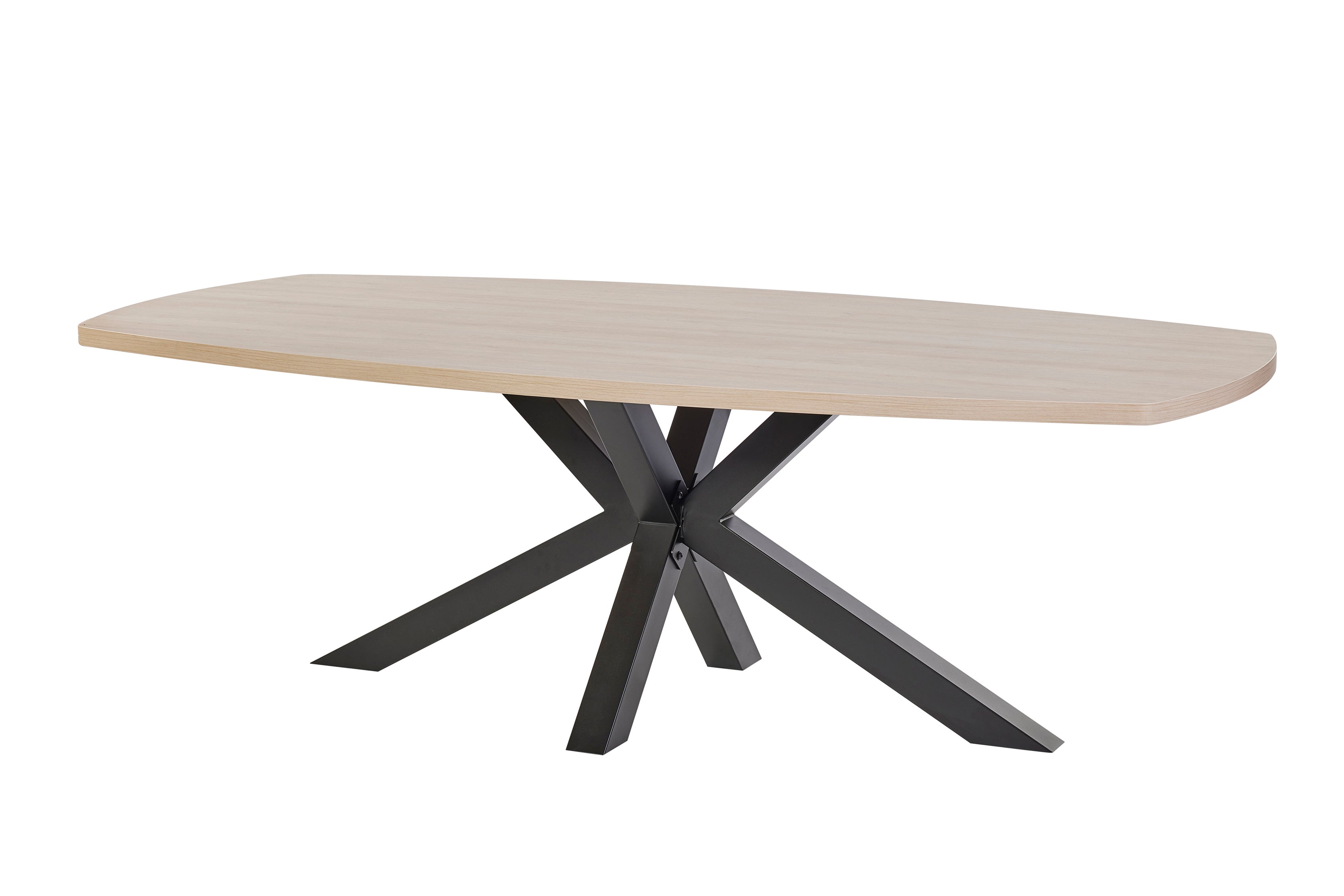 GBO - Eettafel Umberto Ovaal – Urban Oak - 200 x 100 x 76 cm