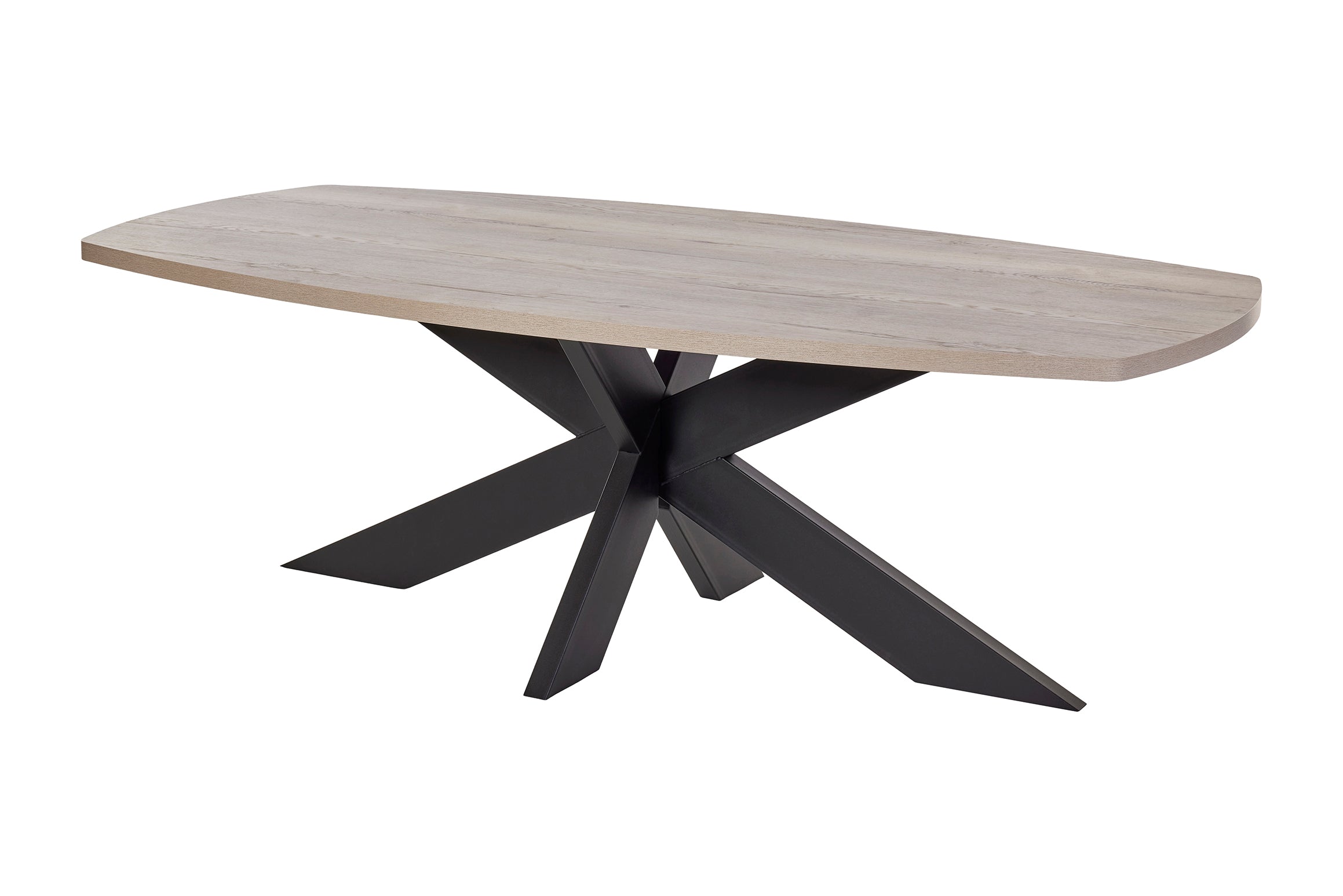 GBO - Eettafel Usain – ovaal 200x100x76 cm in Halifax White