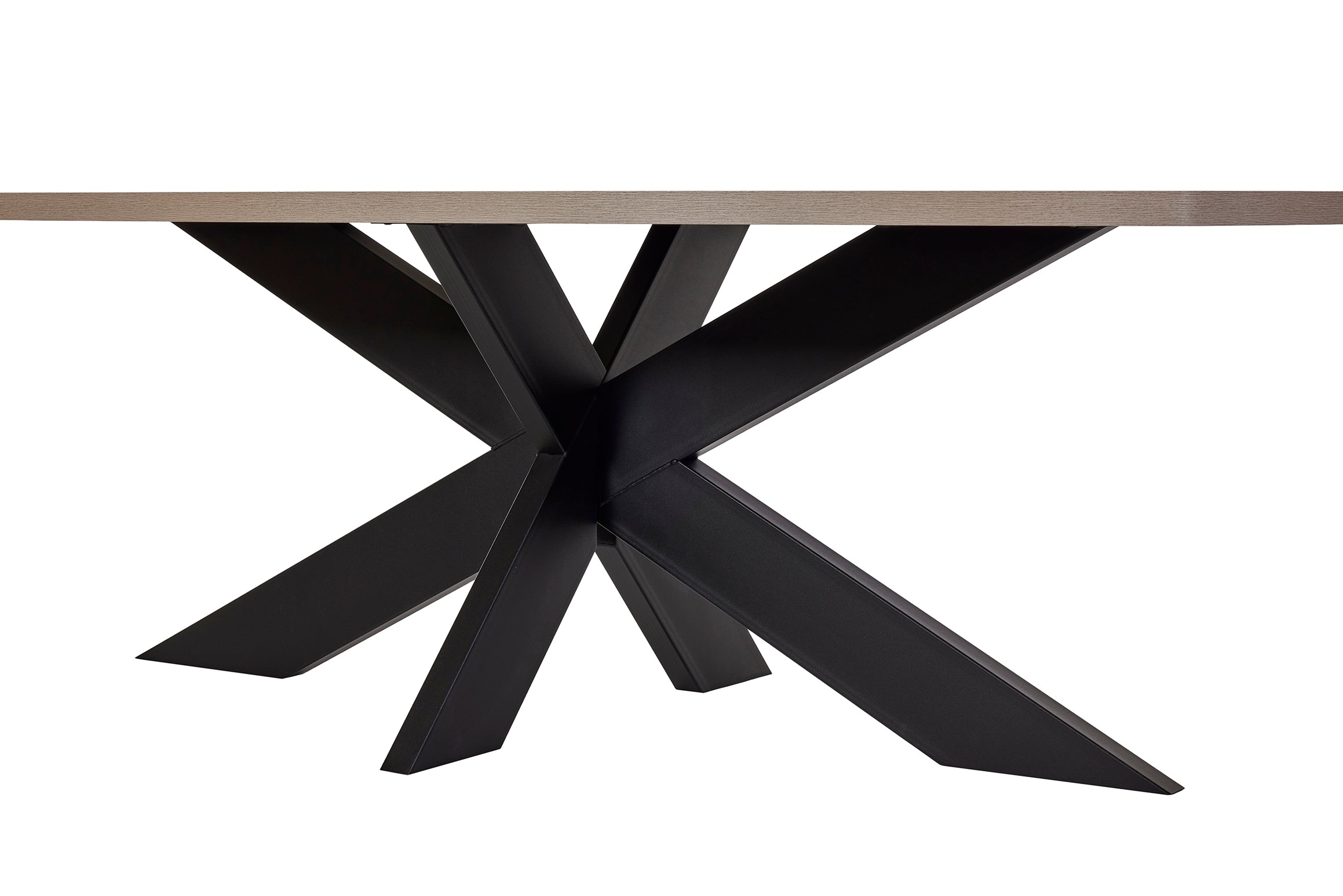 GBO - Eettafel Usain – ovaal 200x100x76 cm in Halifax White