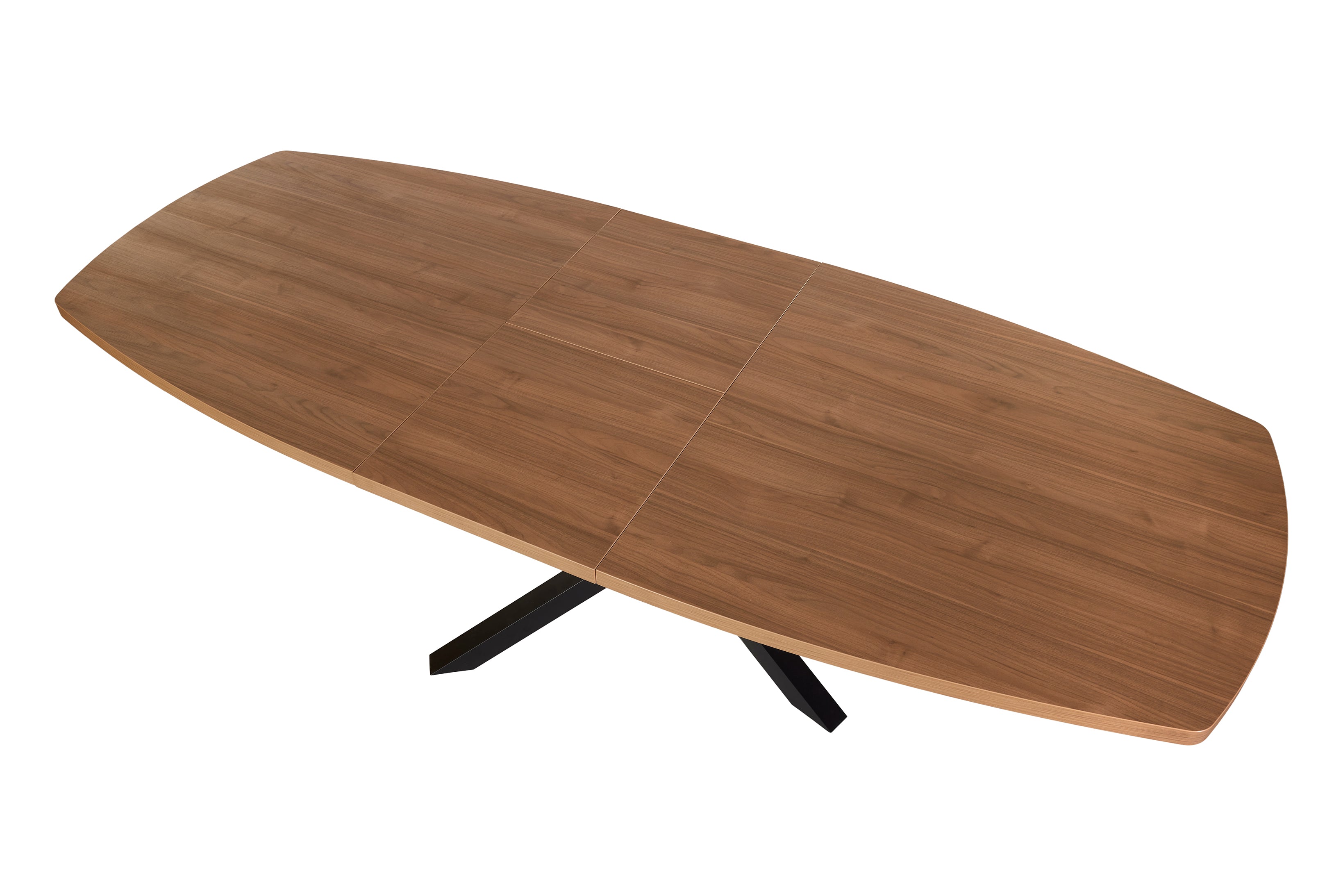 GBO - Table de salle à manger Valerio TF2415 - Ovale - Noyer clair - 200 x 100 x 76 cm