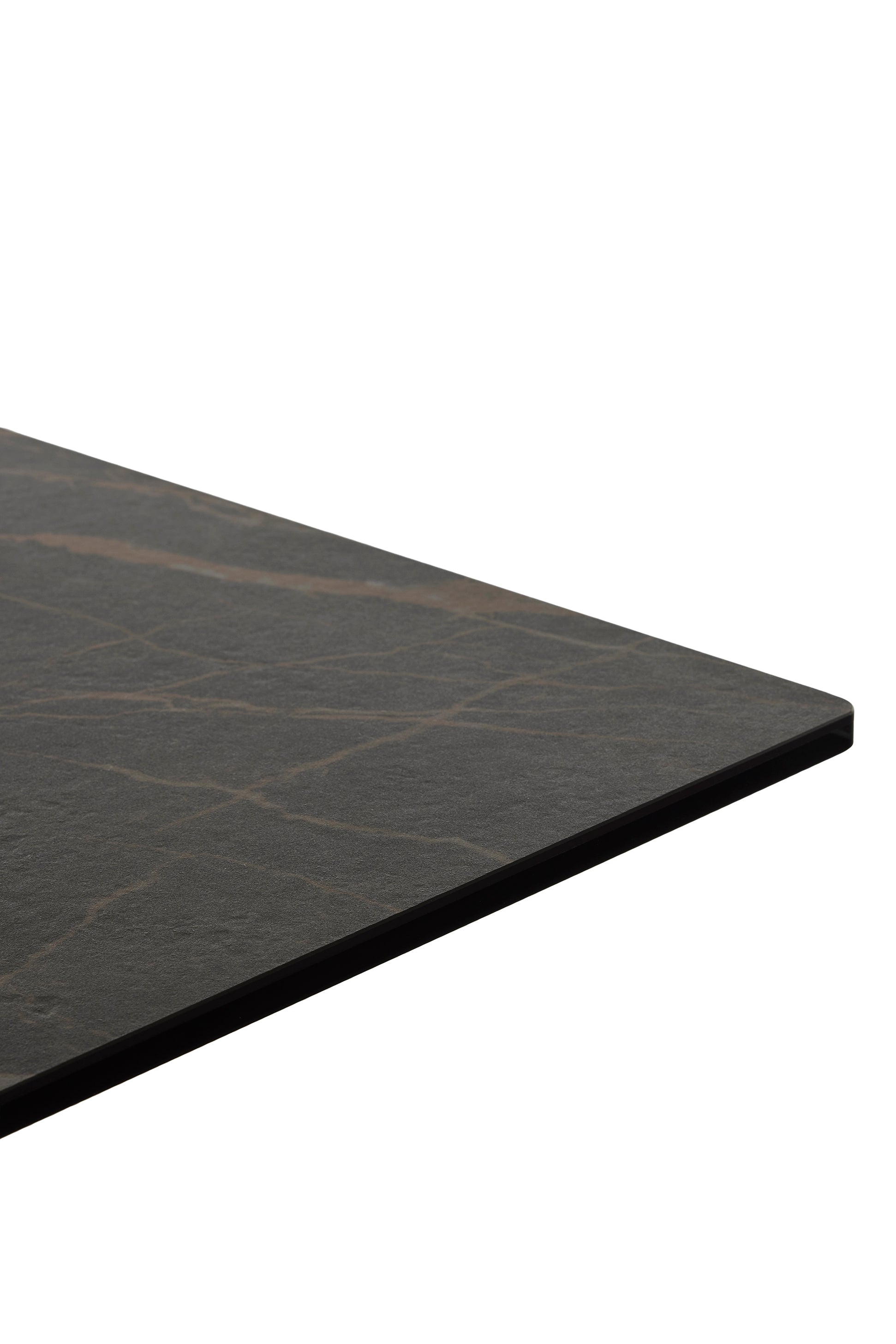GBO - Eettafel Keramisch Rechthoekig TF2511 - Antraciet - 200 (300) x 100 x 76 cm
