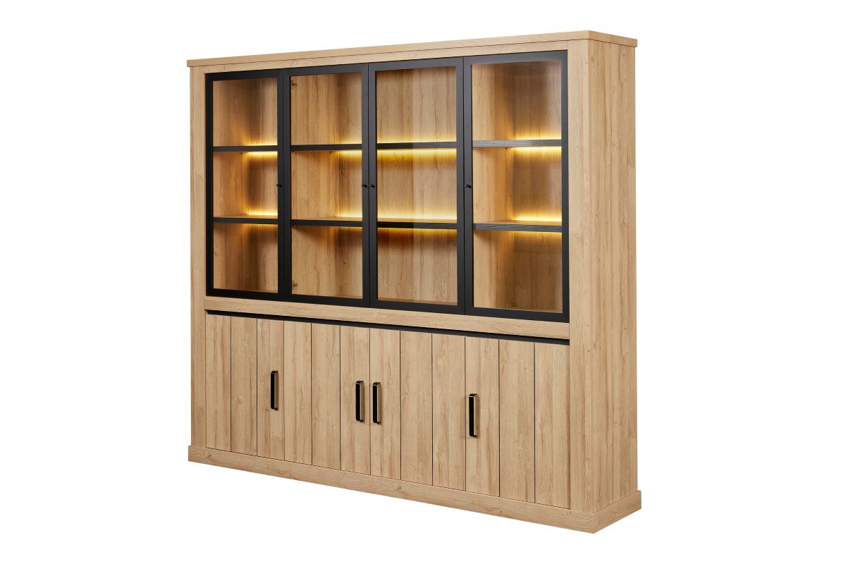 Image of GBO - Bibliotheek Tibo - French oak - 247x220x48cm
