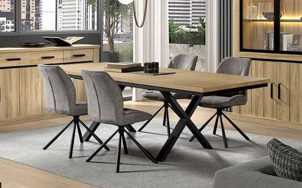 Image of GBO - Tafel uitschuifbaar Tibo TF2309 - French oak - xxcm