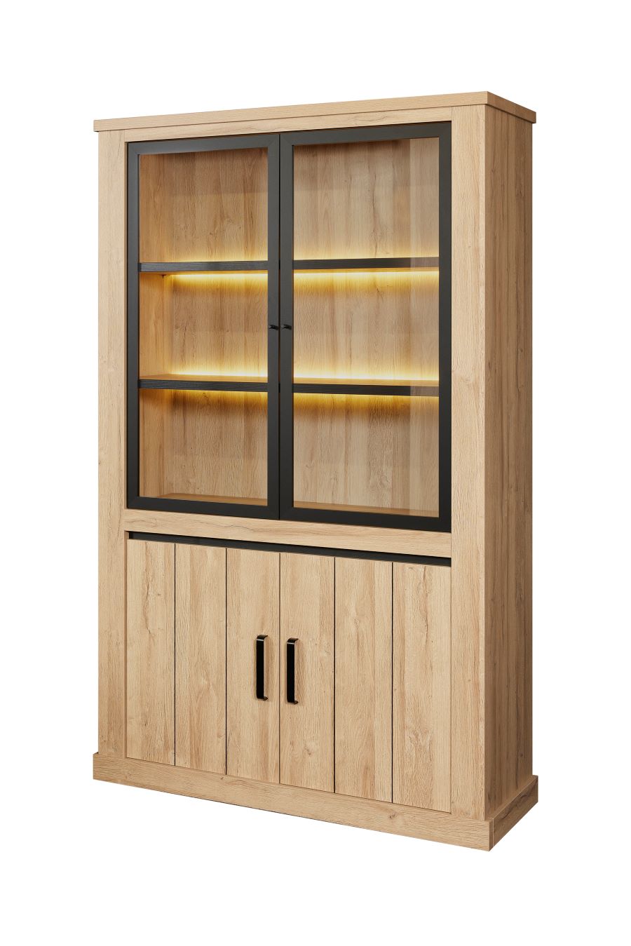 Image of GBO - Vitrine Tibo - French oak - 136x220x48cm