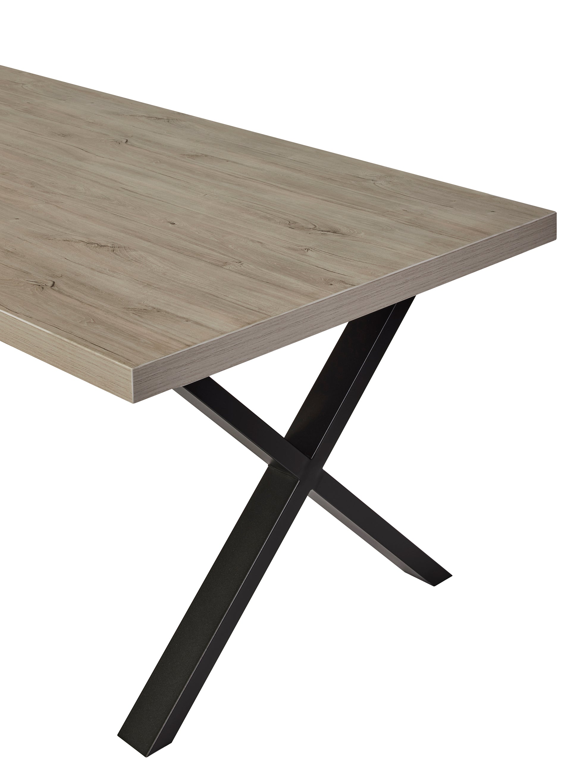 GBO - Table de salle à manger extensible Troy – 180/230x95x76 cm - Chêne Beach