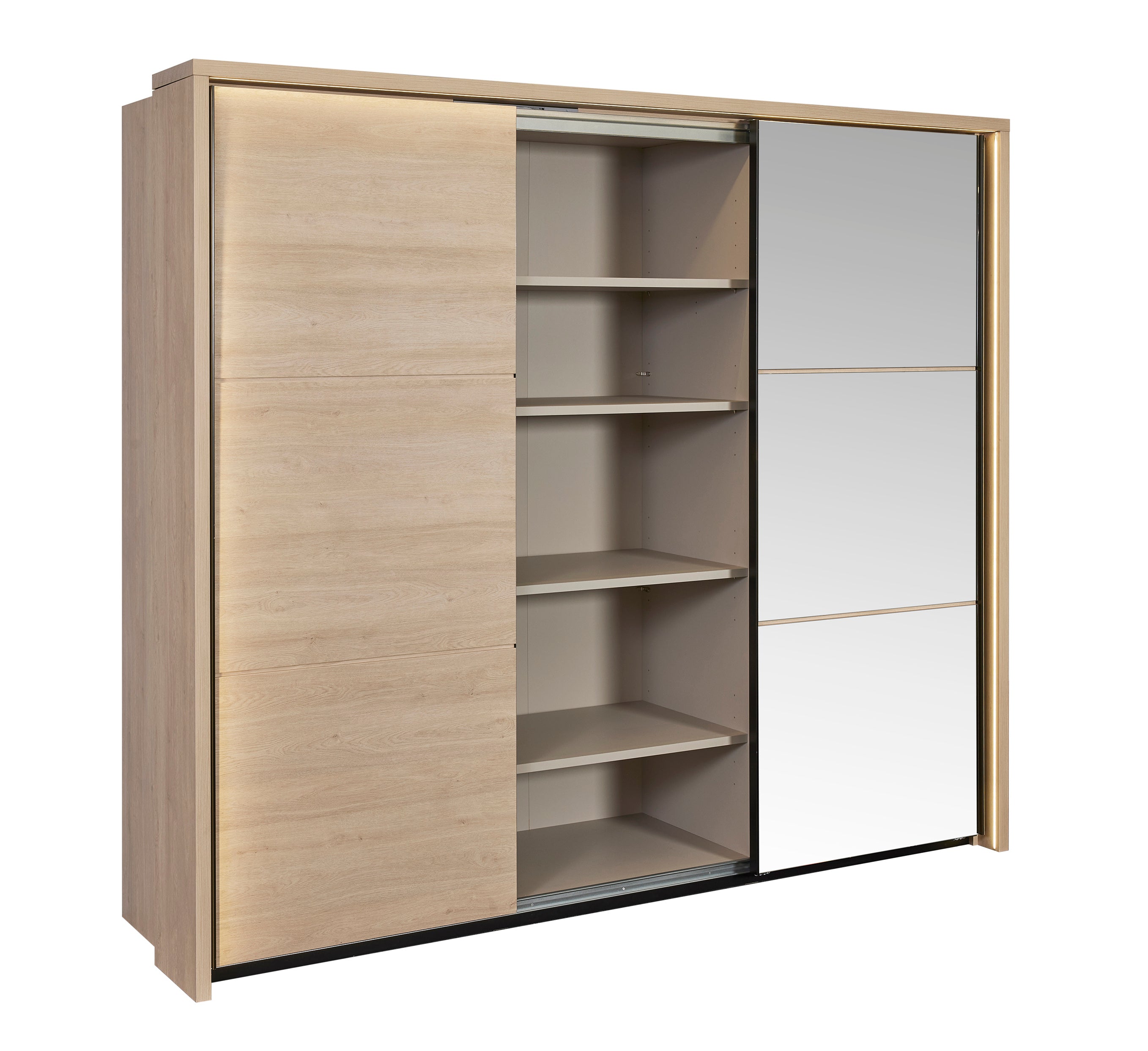 GBO - Armoire 3D Udine – Portes coulissantes - 288x221x67 cm