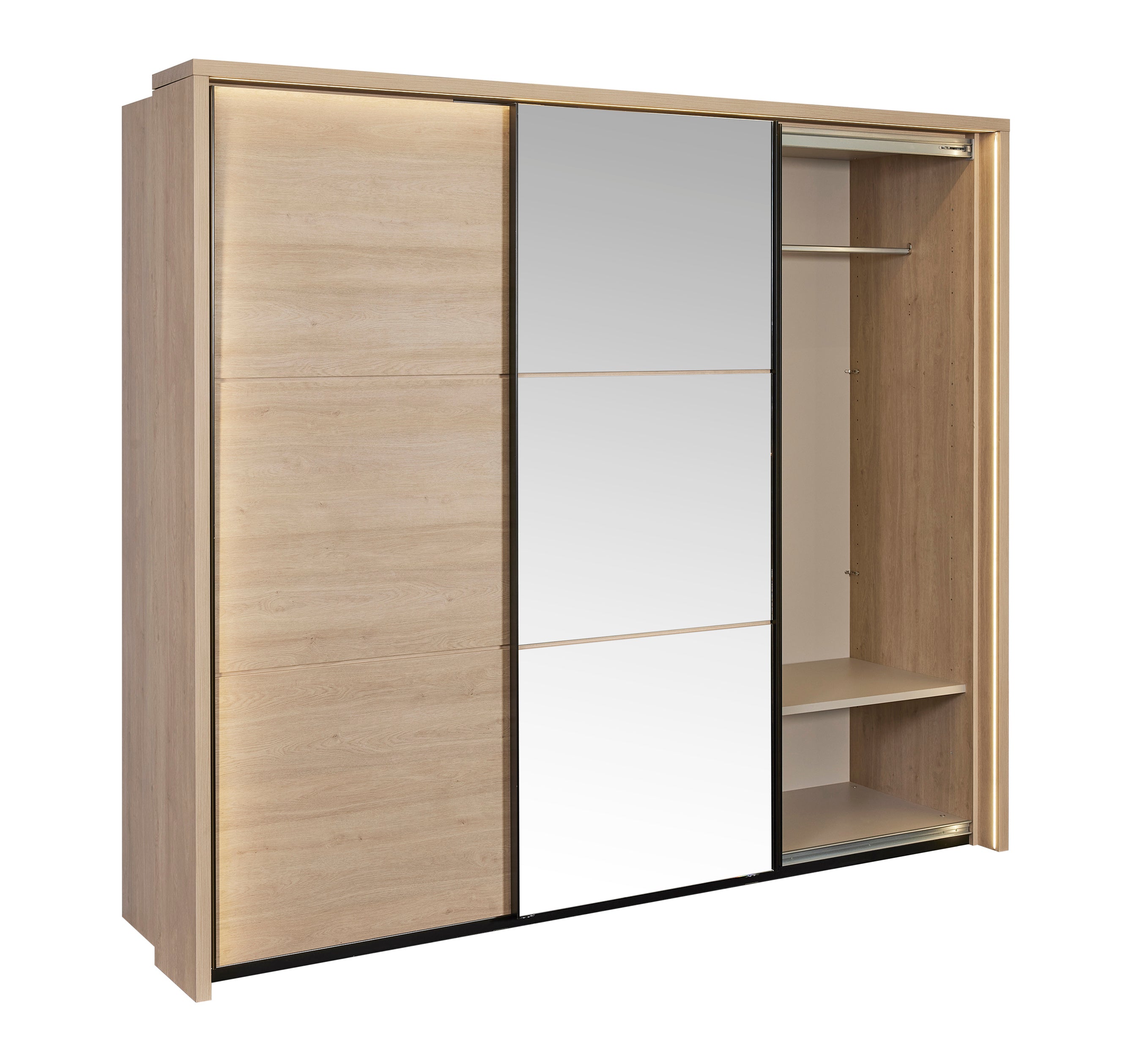 GBO - Armoire 3D Udine – Portes coulissantes - 288x221x67 cm