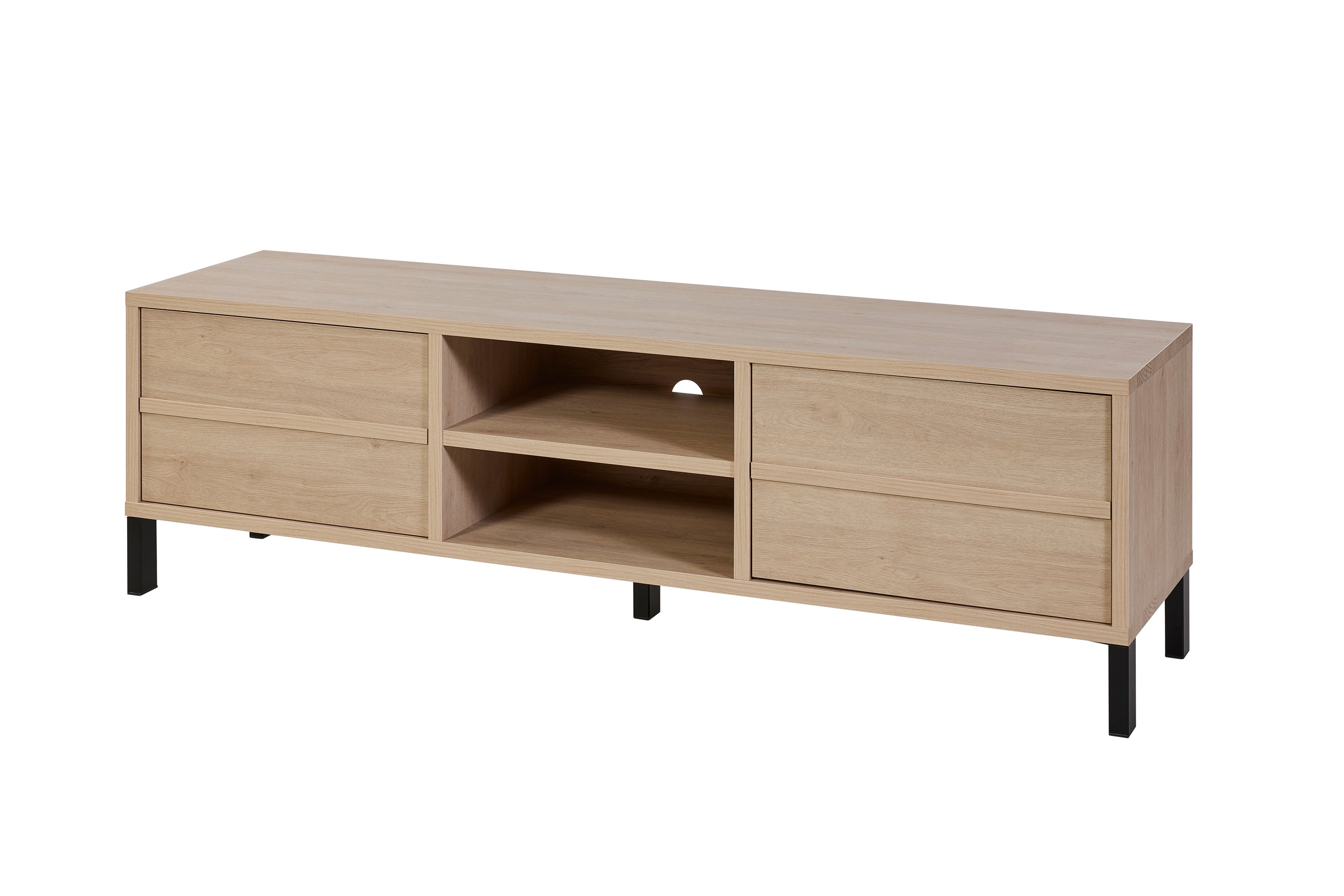 GBO - Meuble TV – 175x53x45 cm – Chêne Urbain