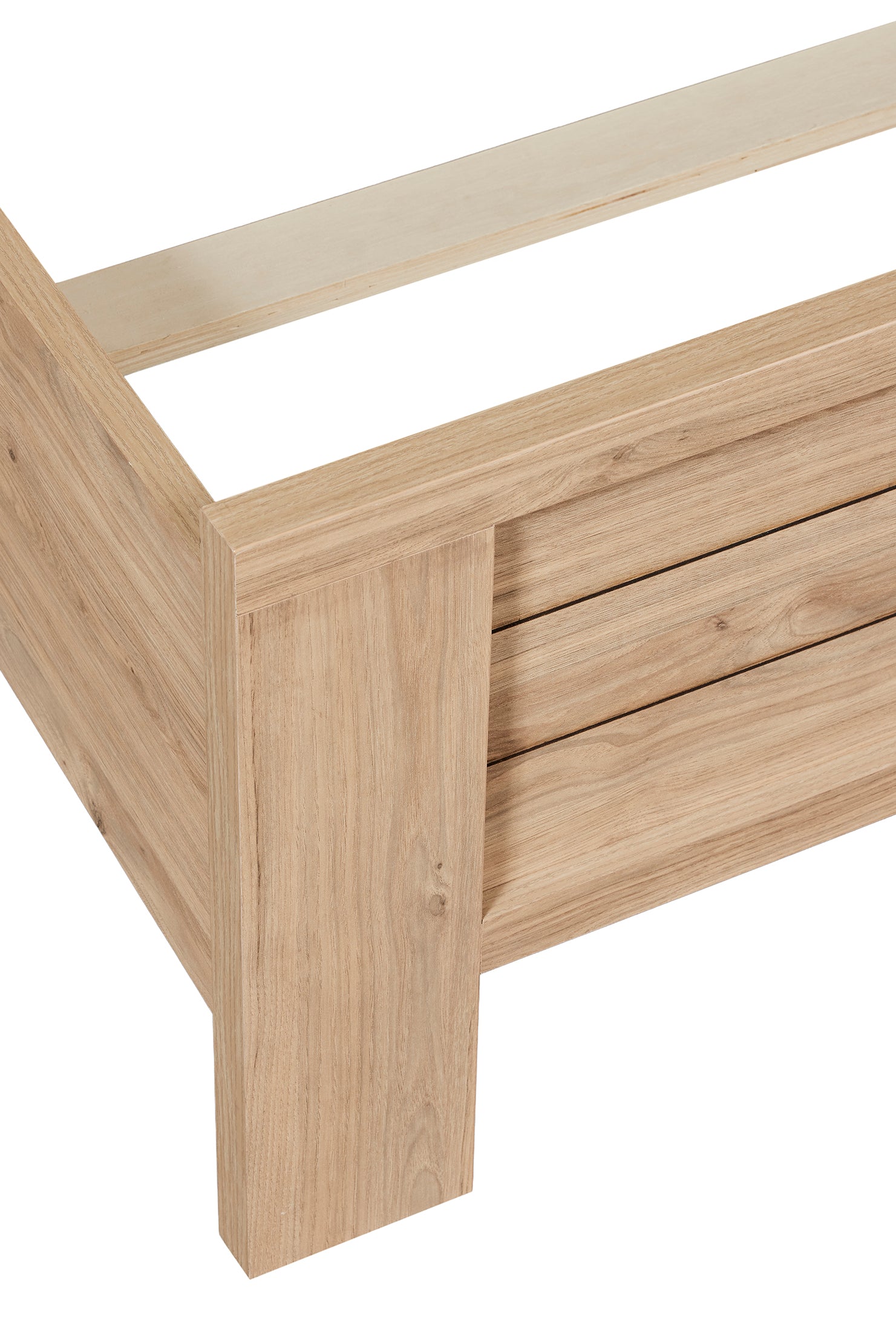 GBO - Lit double Sofia - Chêne Canyon - 160x90x200cm