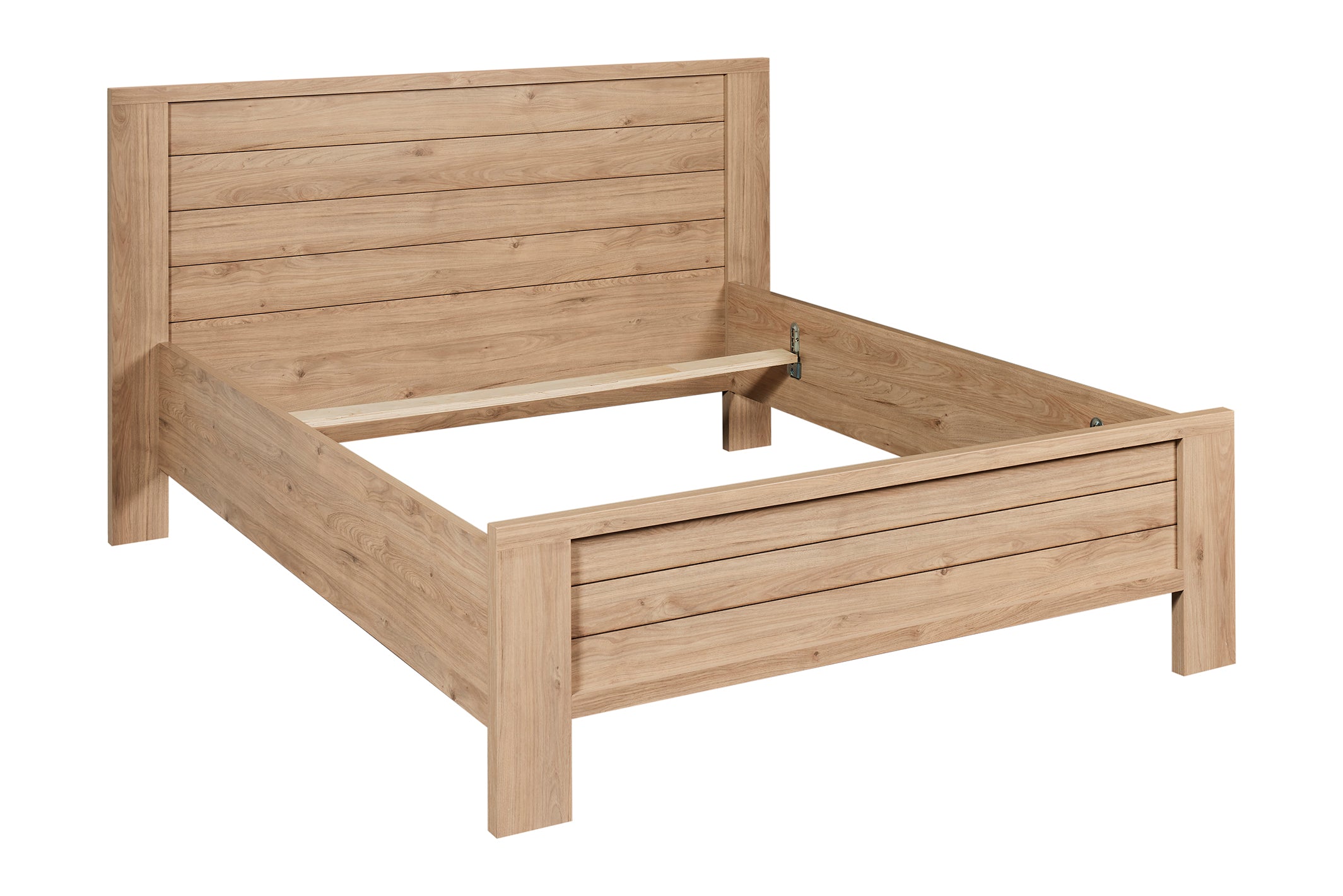 GBO - Lit double Sofia - Chêne Canyon - 160x90x200cm