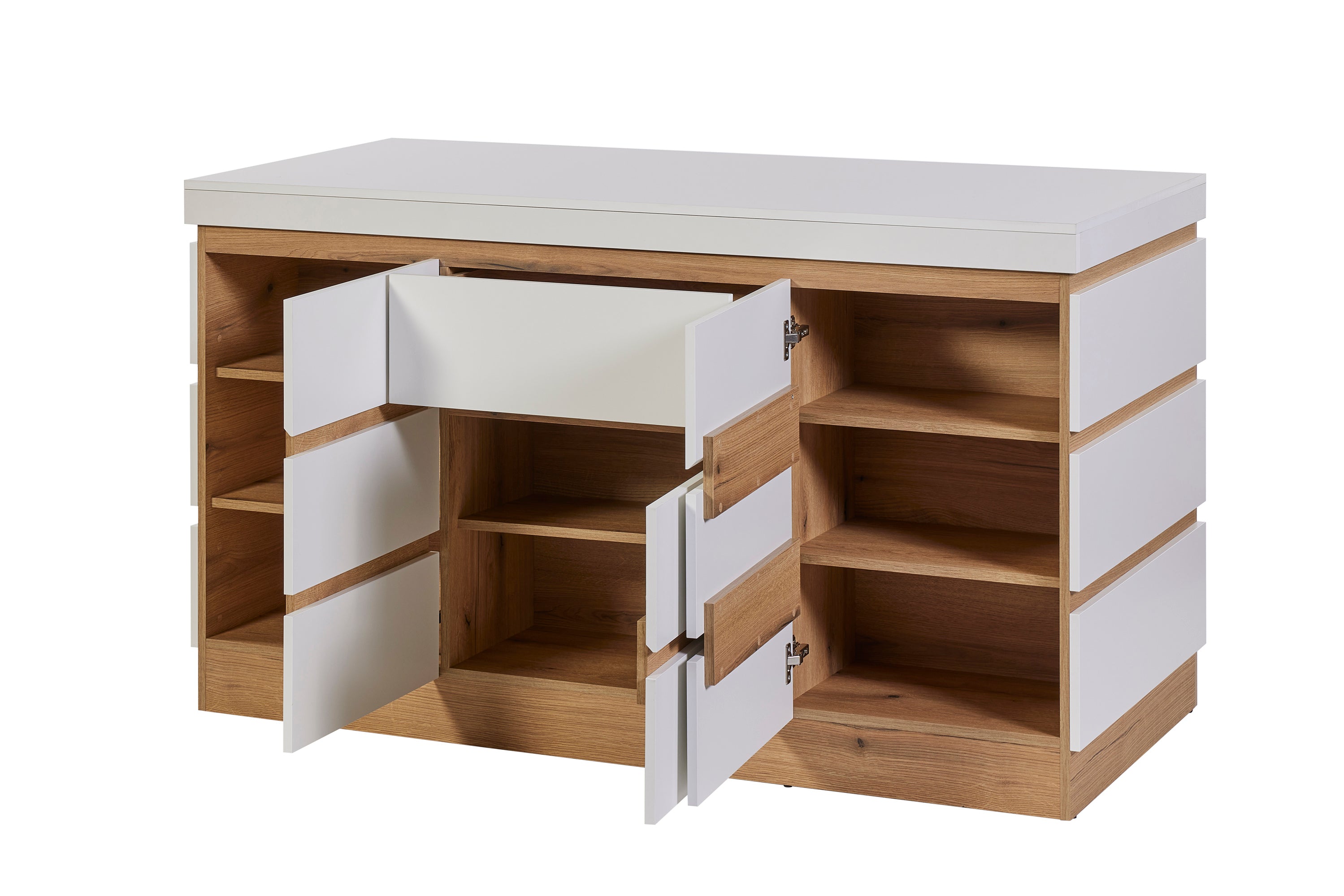 GBO - Keukenblok Urbino – 160x90x75 cm - Wit
