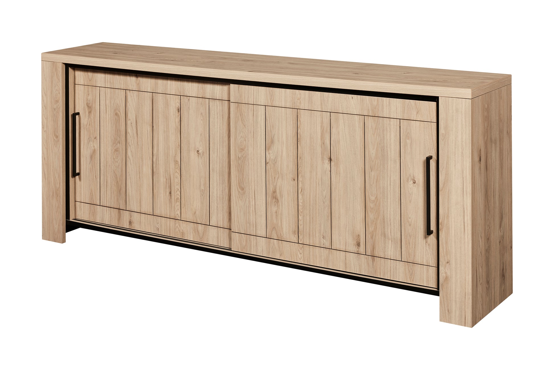 GBO - Dressoir schuifdeuren Uriel - Castle OAK - 220x90.0x45cm