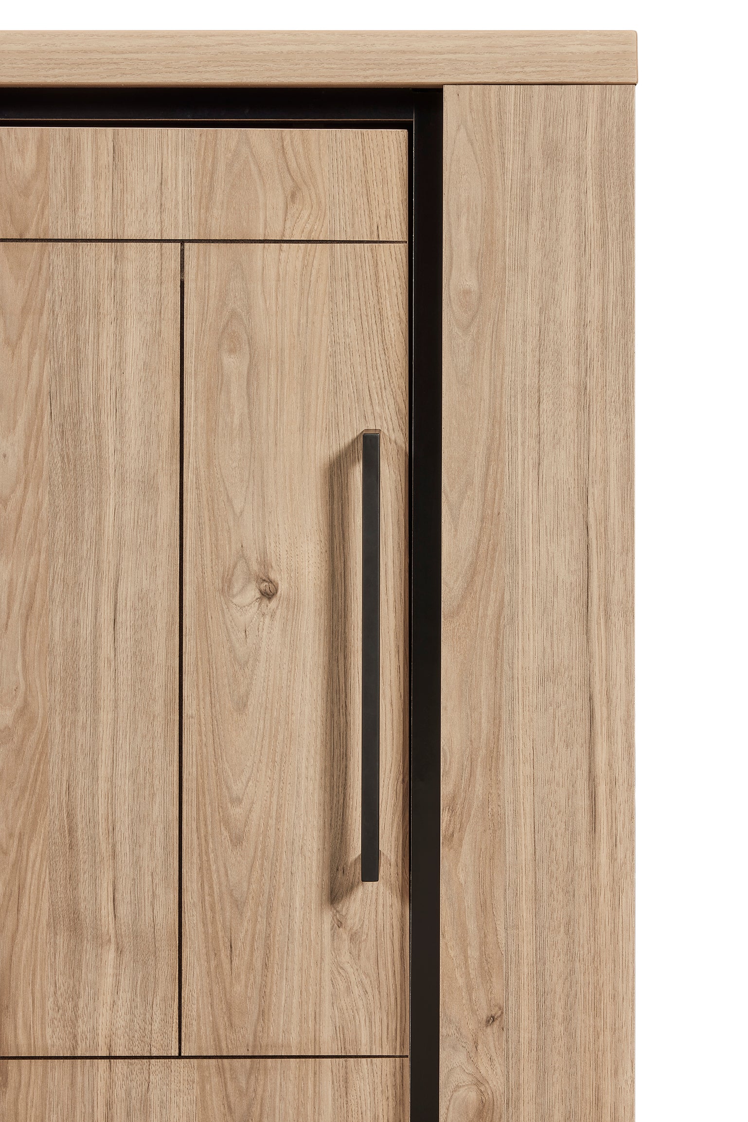 GBO - Buffet portes coulissantes Uriel - Chêne Castle - 220x90.0x45cm
