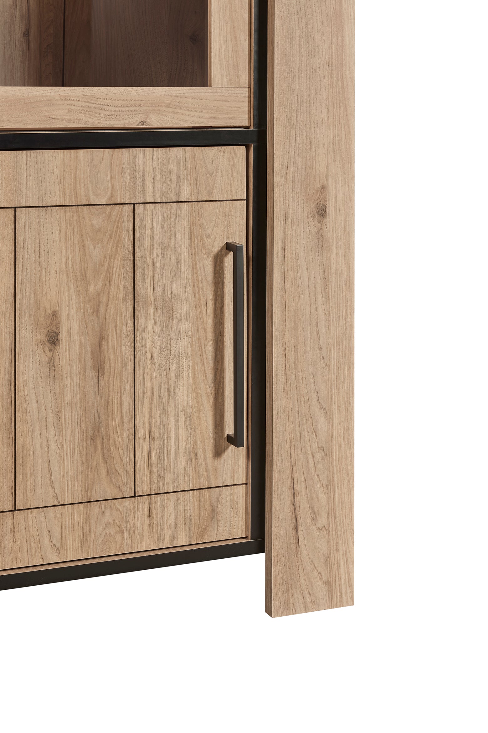 GBO - Vitrine Uriel - Castle OAK - 130x95.0x45cm