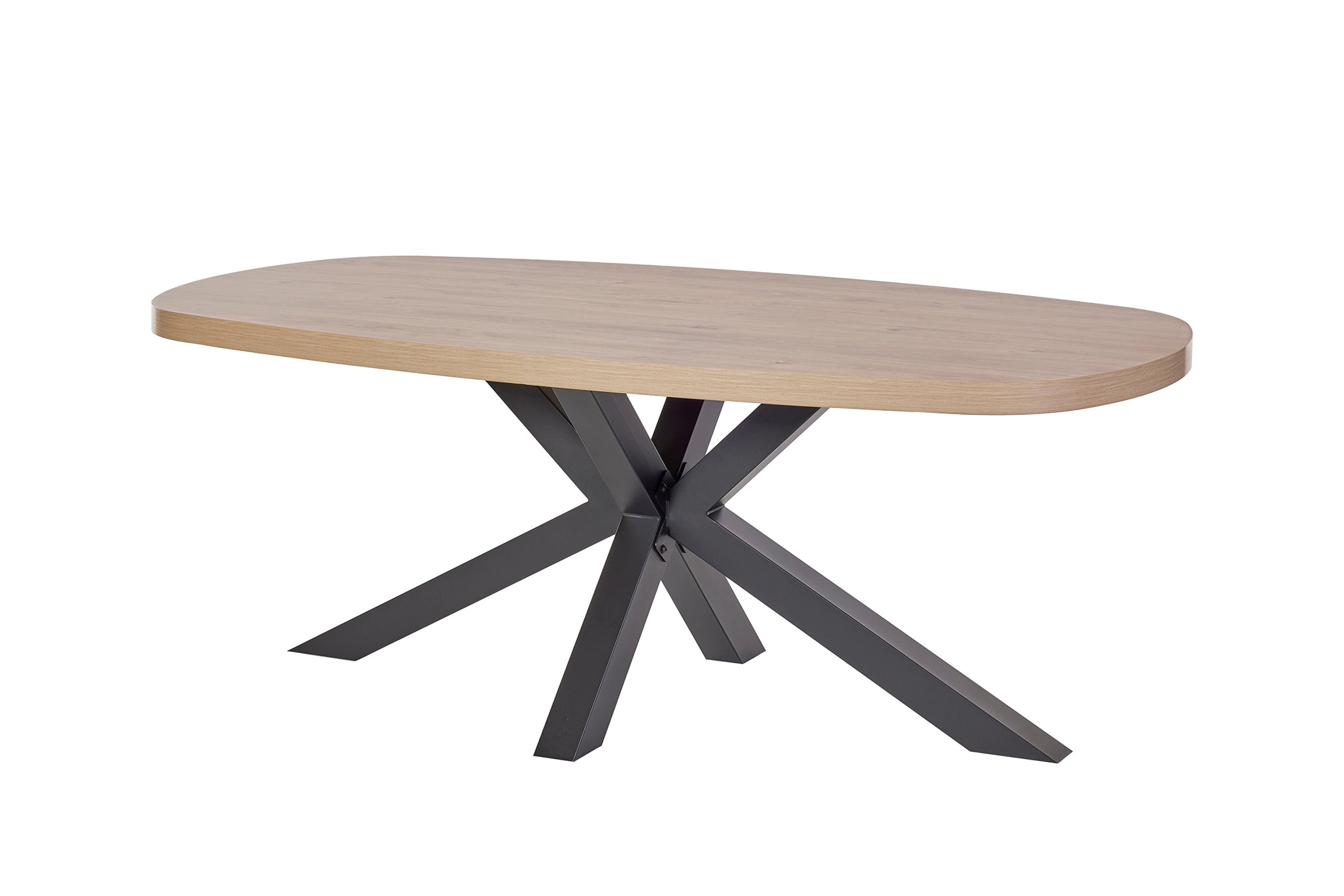 GBO - Tafel ovaal sterpoot Uriel - Castle OAK - 210xx100cm