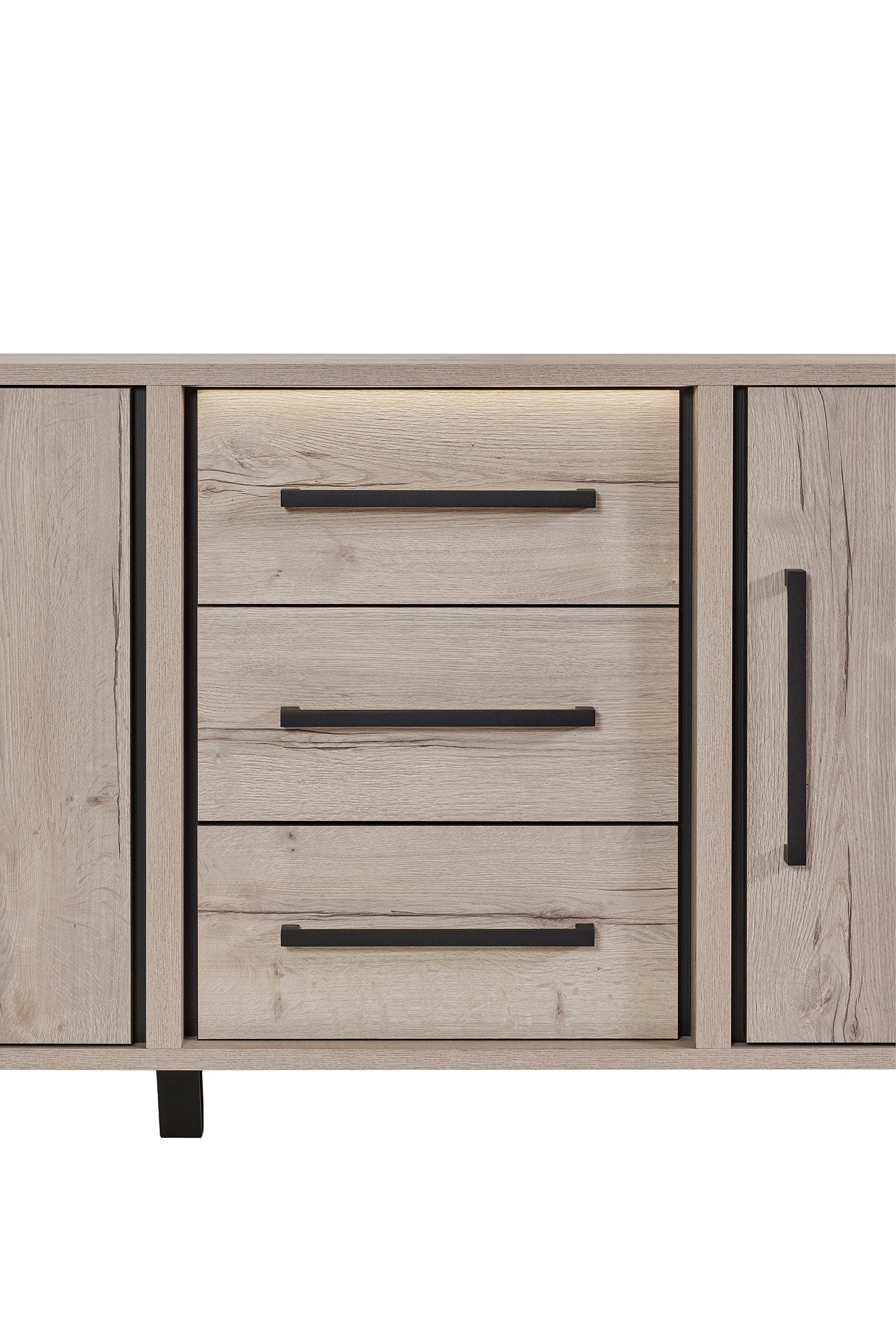 GBO - Dressoir Usain – 245x98x48 cm met verlichting