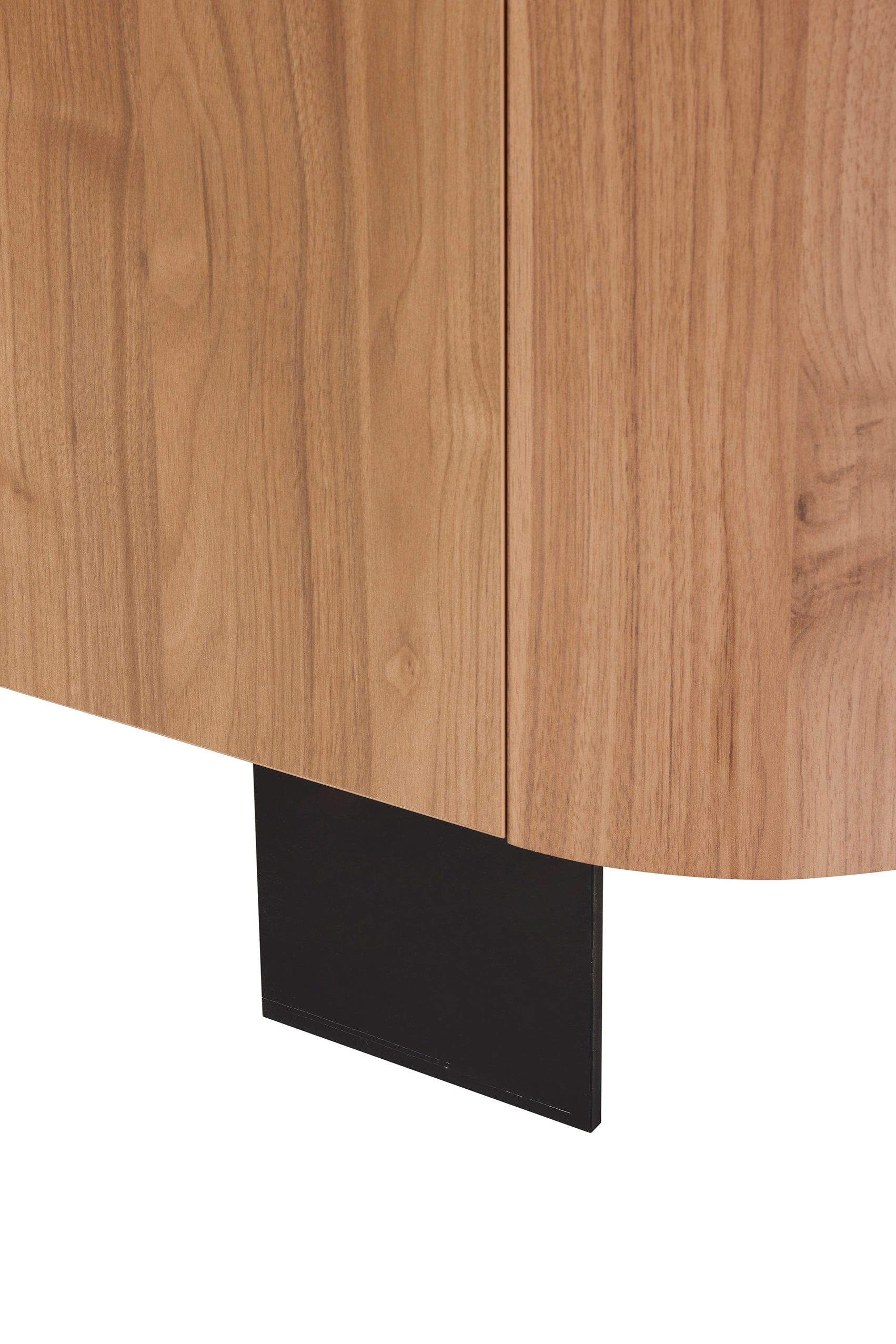 GBO - Buffet Valerio - Noyer clair - 4 portes - 237x80x48 cm