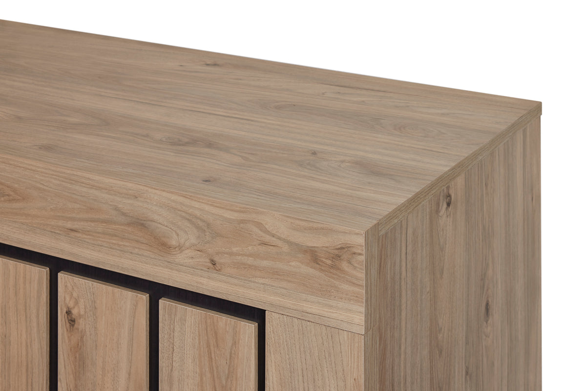 GBO - Dressoir 4D Vinny - Castle Oak - 240x90x48 cm