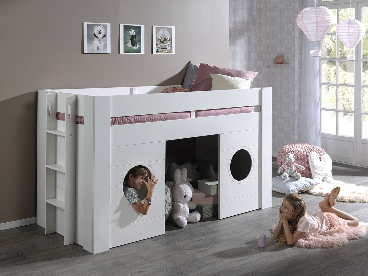 Vipack - Halfhoogslaper FREYA - Wit - 90x200 cm