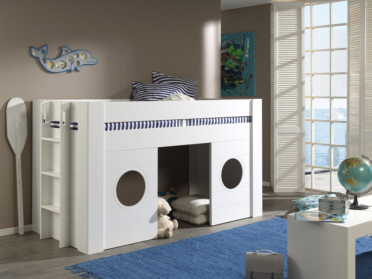 Vipack - Halfhoogslaper FREYA - Wit - 90x200 cm