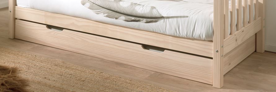 Vipack - Rolbed FRITZ - Milky pine - 90x200 cm