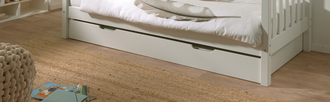 Vipack - Rolbed FRITZ - Wit - 90x200 cm