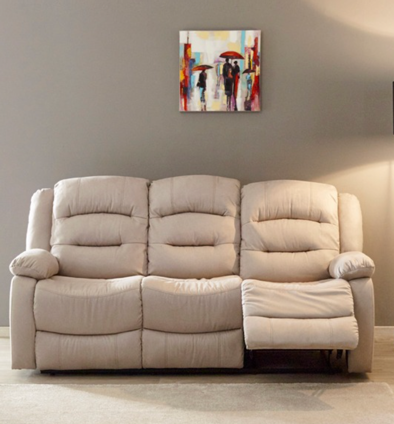 GBO - 3 zit relax Derval - Stof Baugy - 200x102x96cm