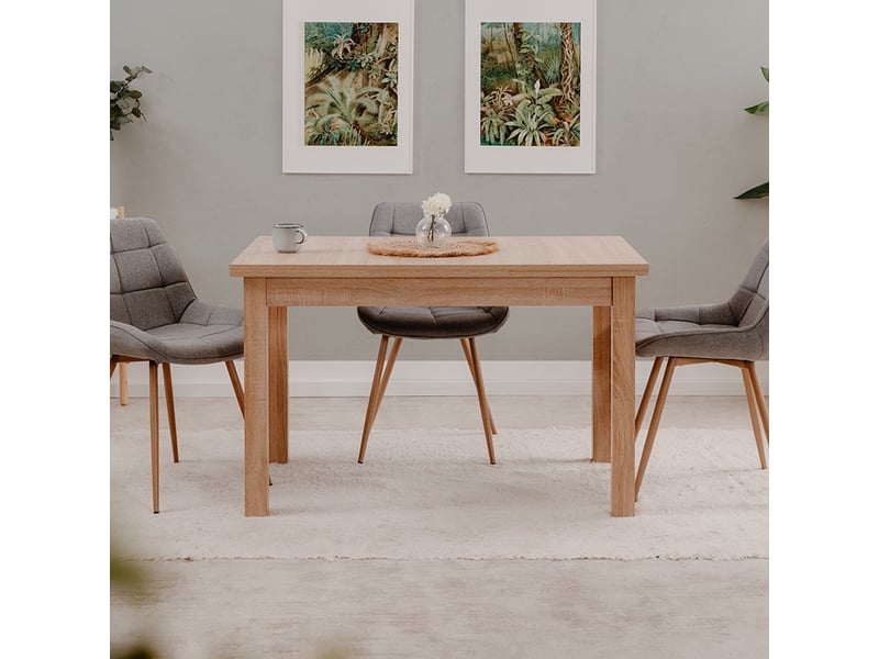 FRA - Table à Manger Extensible Longford 80A - 120-200x76x80 cm