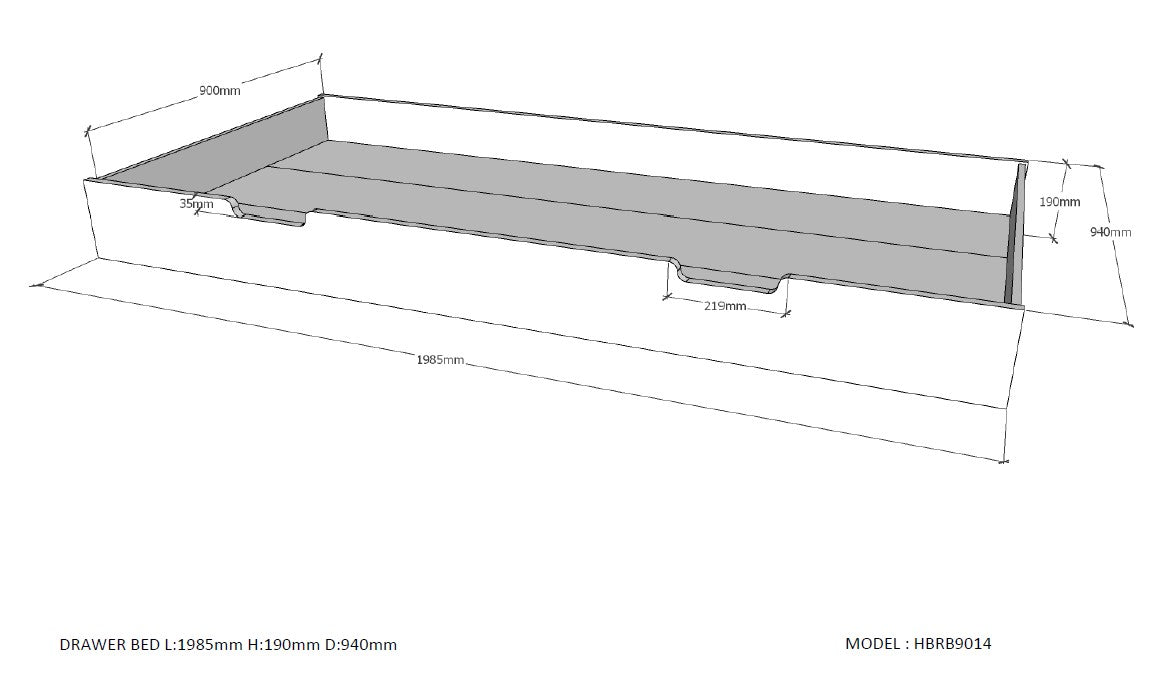 Deze housebedcombinatie bestaat uit een housebed en een bedlade