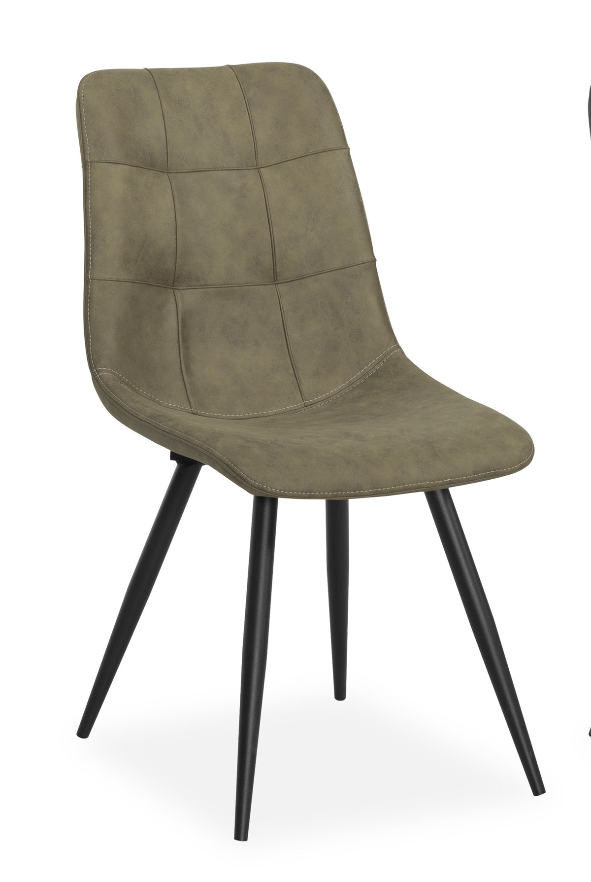 Maxfurn - Chaise de salle à manger Peak - Tissu - Acier - 88x48x65 cm