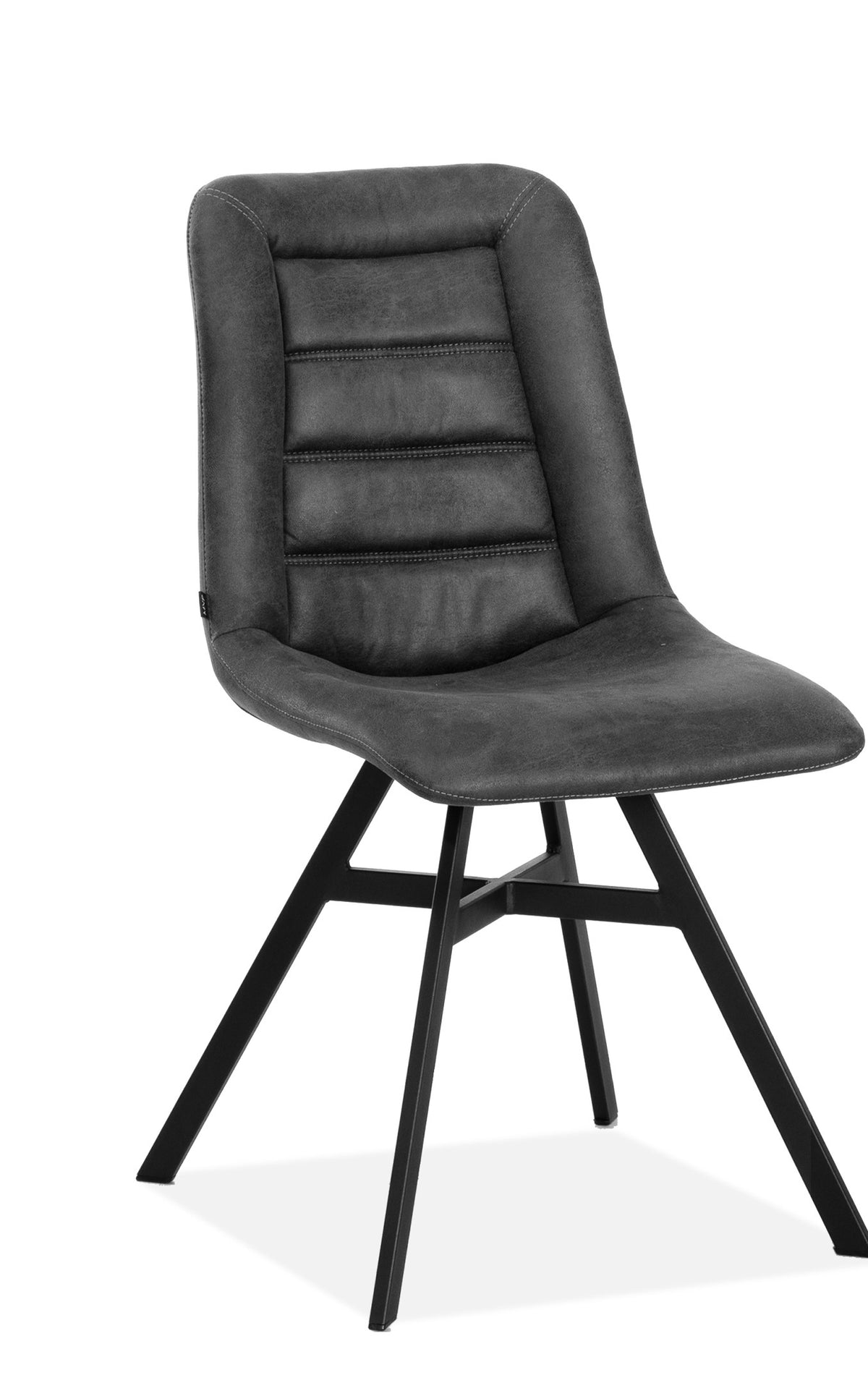 Maxfurn - Eetkamerstoel Niels - Stof - Chicago Anthracite