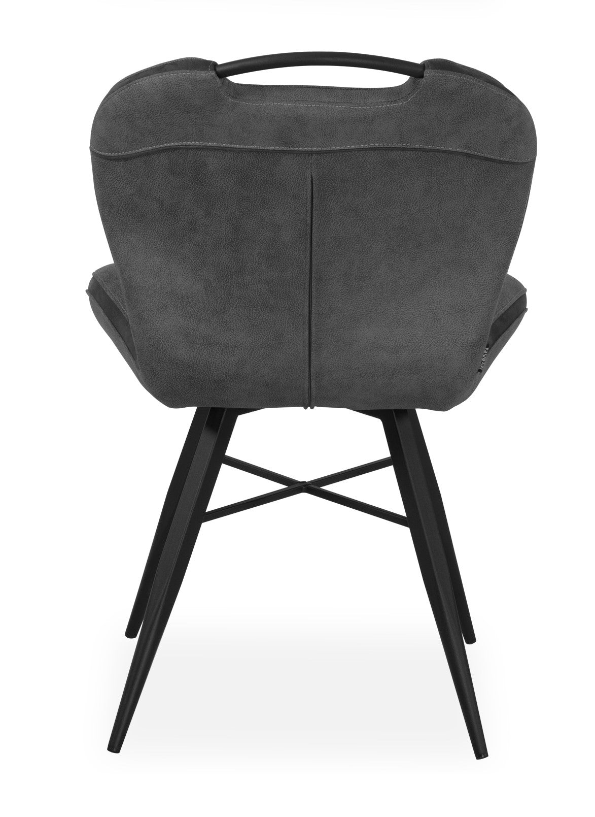 Maxfurn - Eetkamerstoel Splash - Stof - Luxor Anthracite - 87x54x62cm