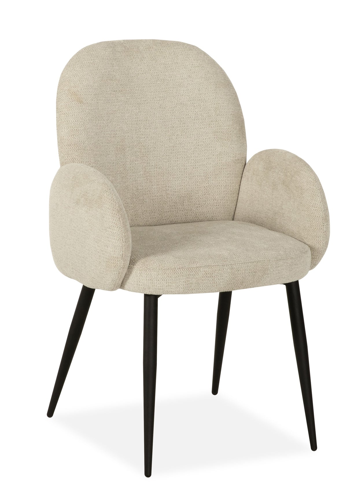 Maxfurn - Eetkamerstoel Rebound - Stof - Art Beige - 91 x 62 x 63 cm
