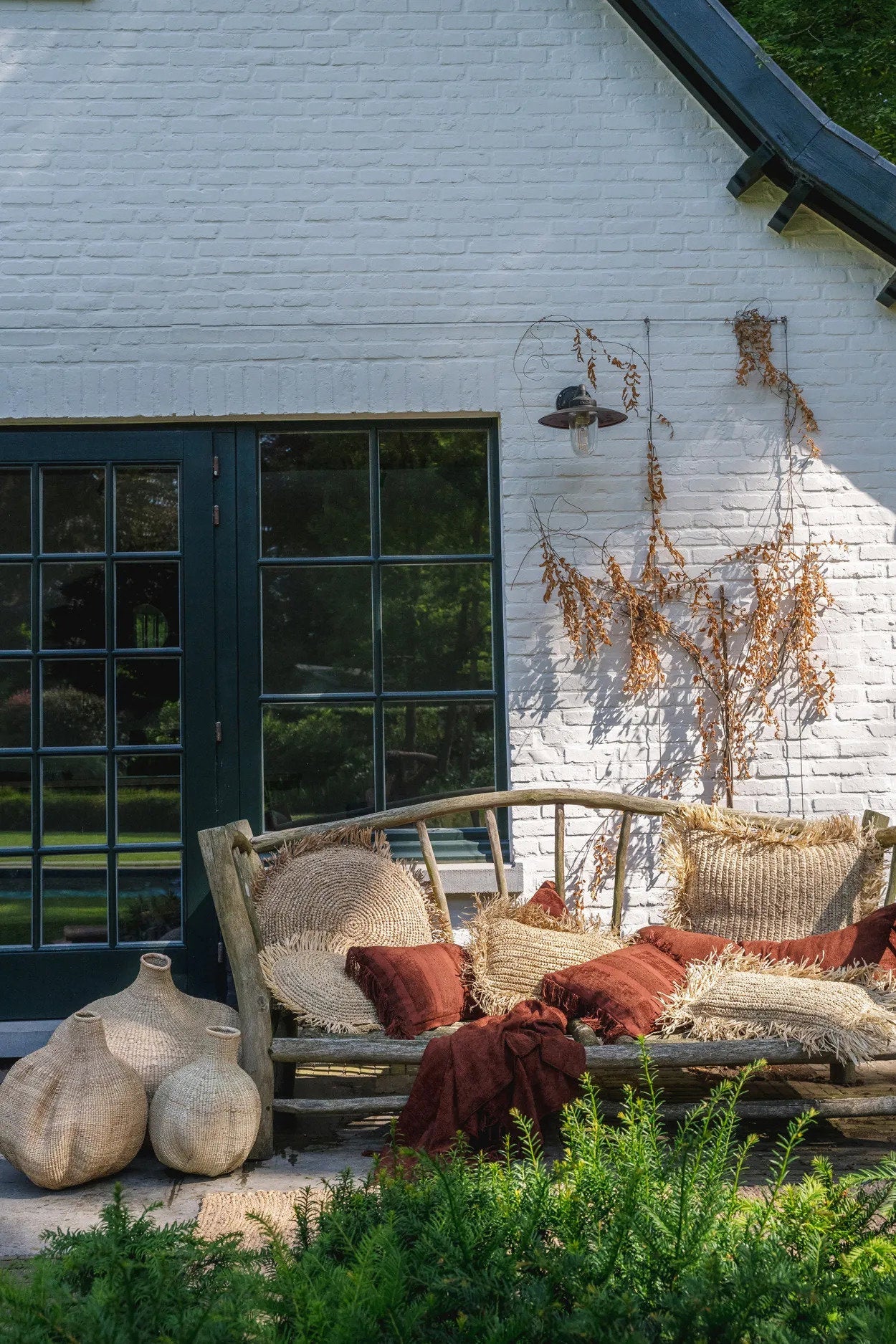 BB - Kussenhoes Oh My Gee - Bordeauxrood fluweel - 30x50