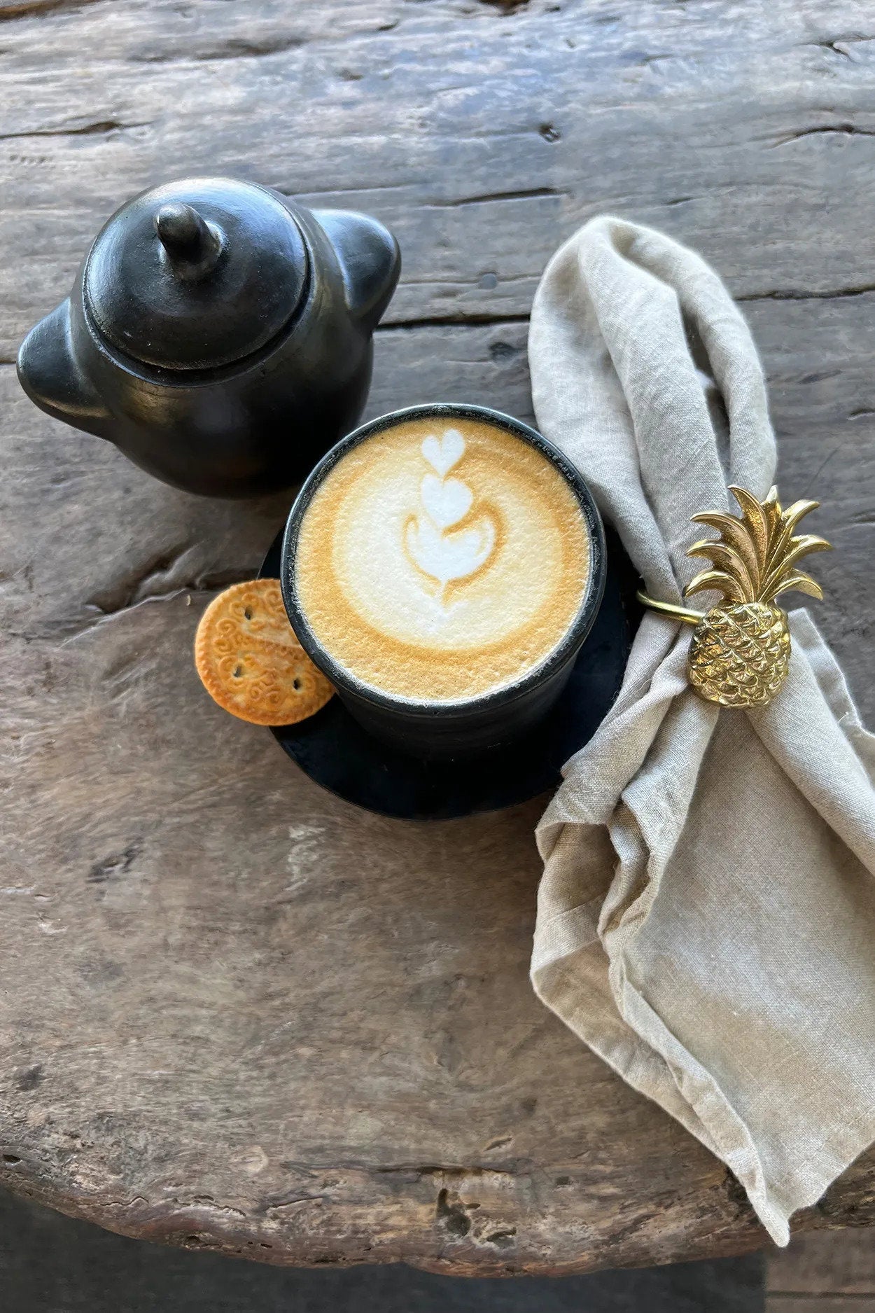 BB - Serviet linnen - beige - set van 4