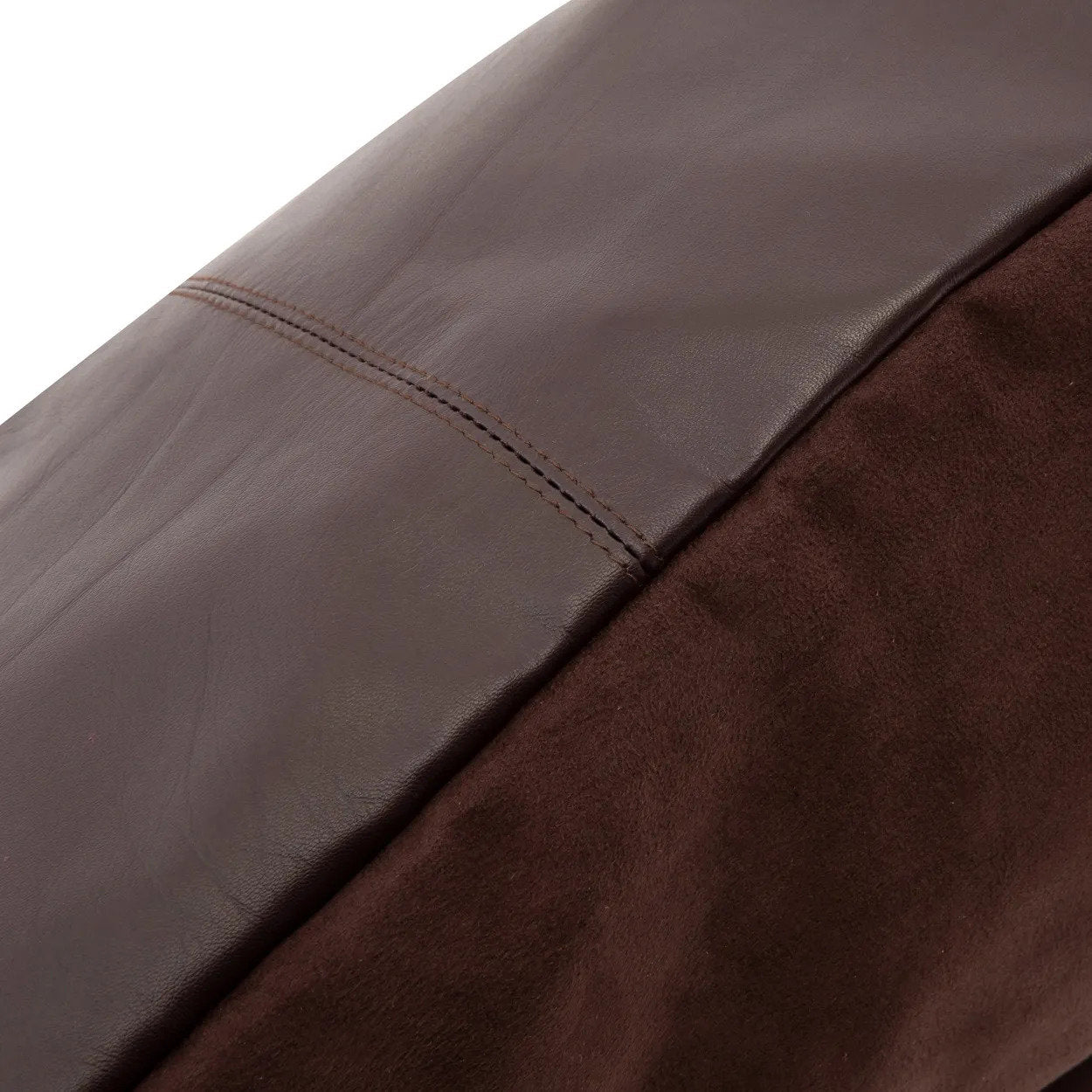 BB - Kussenhoes vierdelige leren - Choco - 60x60