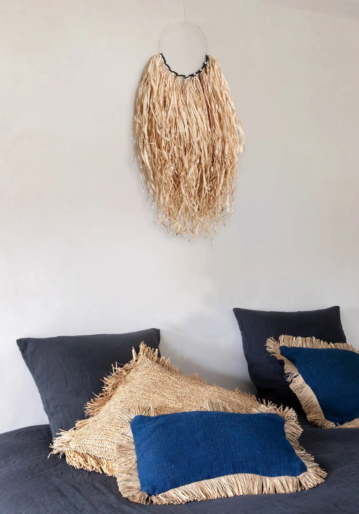 BB - Kussenhoes Saint Tropez - Blauw Natuurlook - 30x50