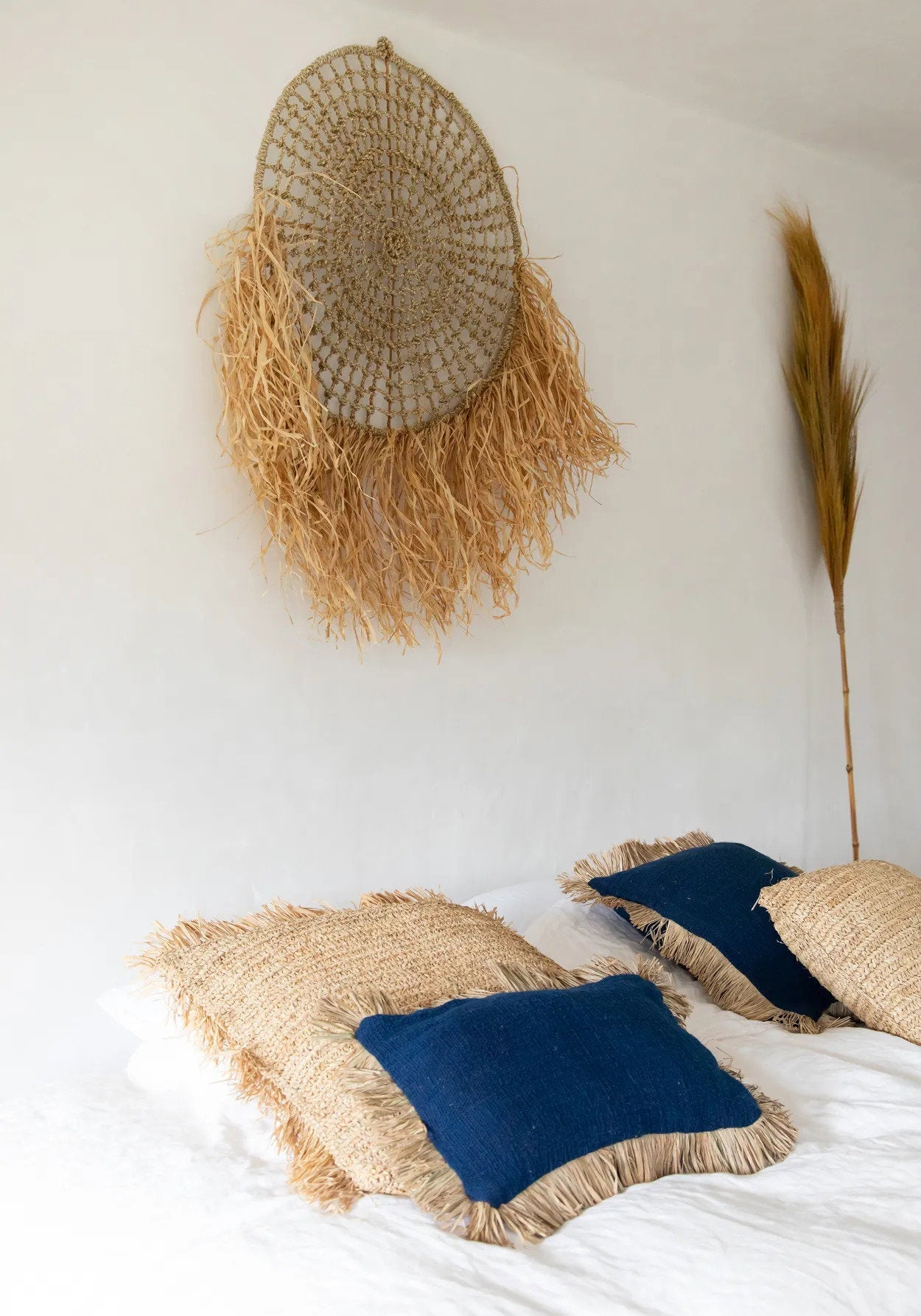 BB - Kussenhoes Saint Tropez - Blauw Natuurlook - 30x50