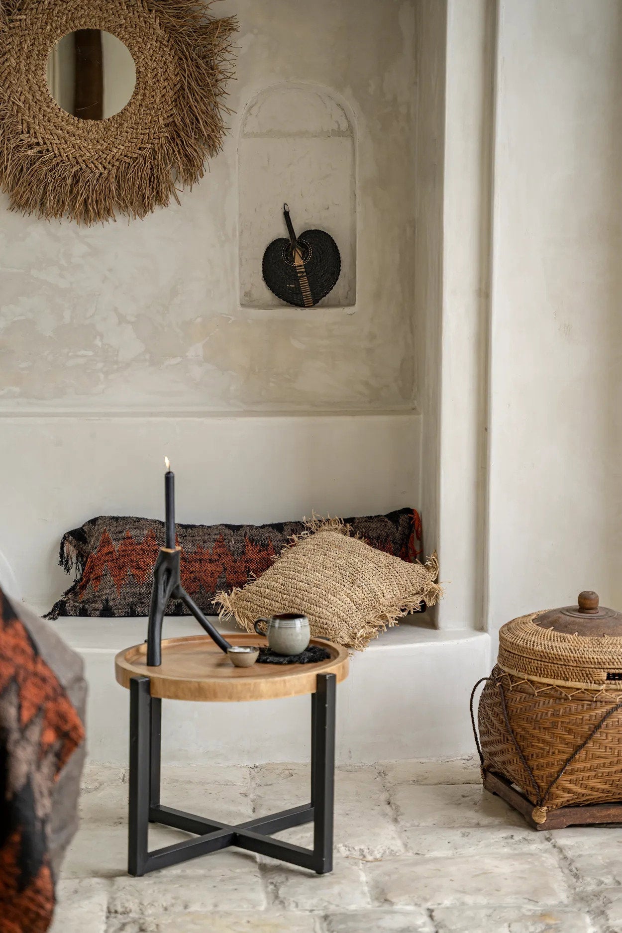 BB - Kaarsenhouder Triple Twig - Zwart