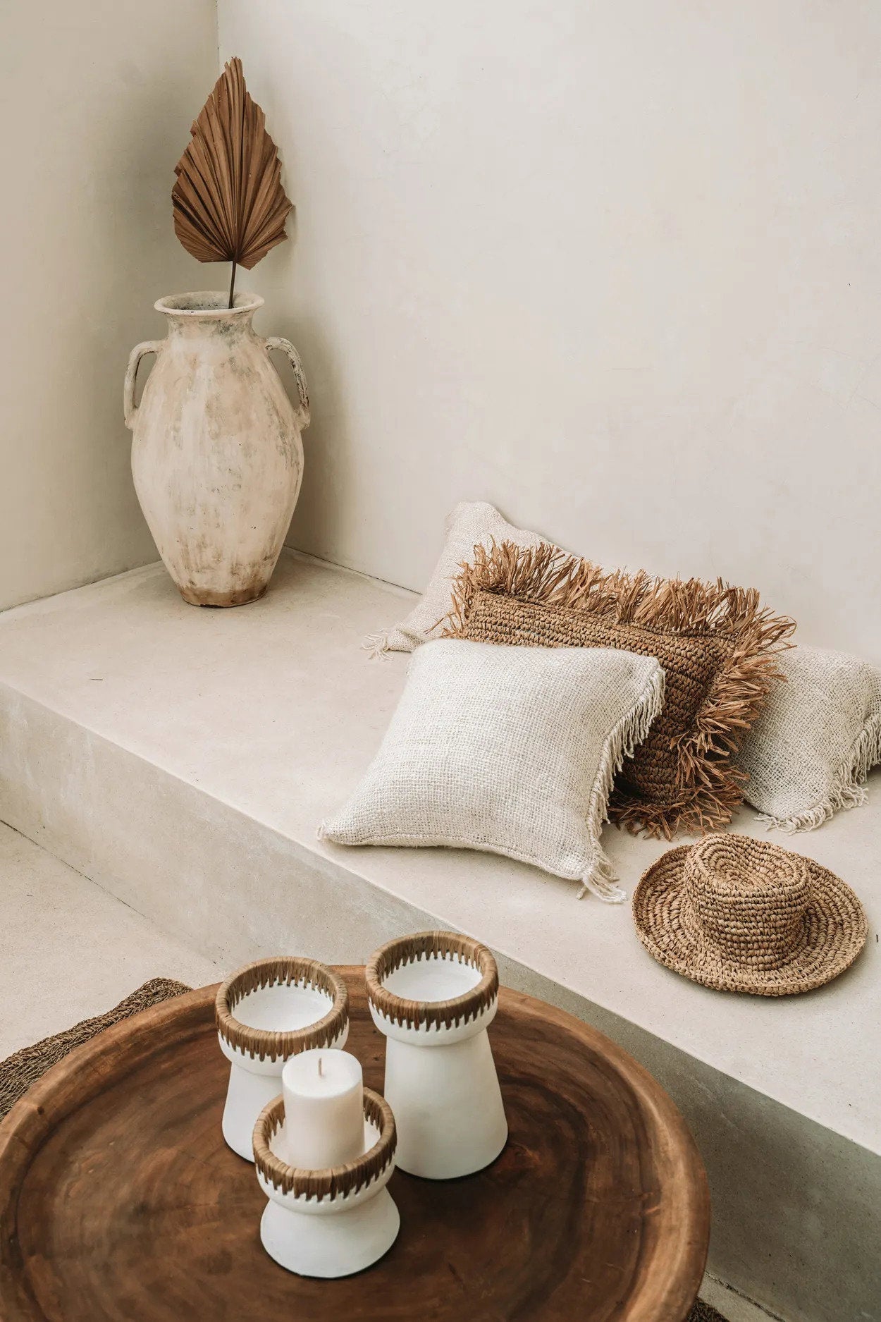 BB - Kaarsenhouder The Pretty - Wit Natuurlook - S