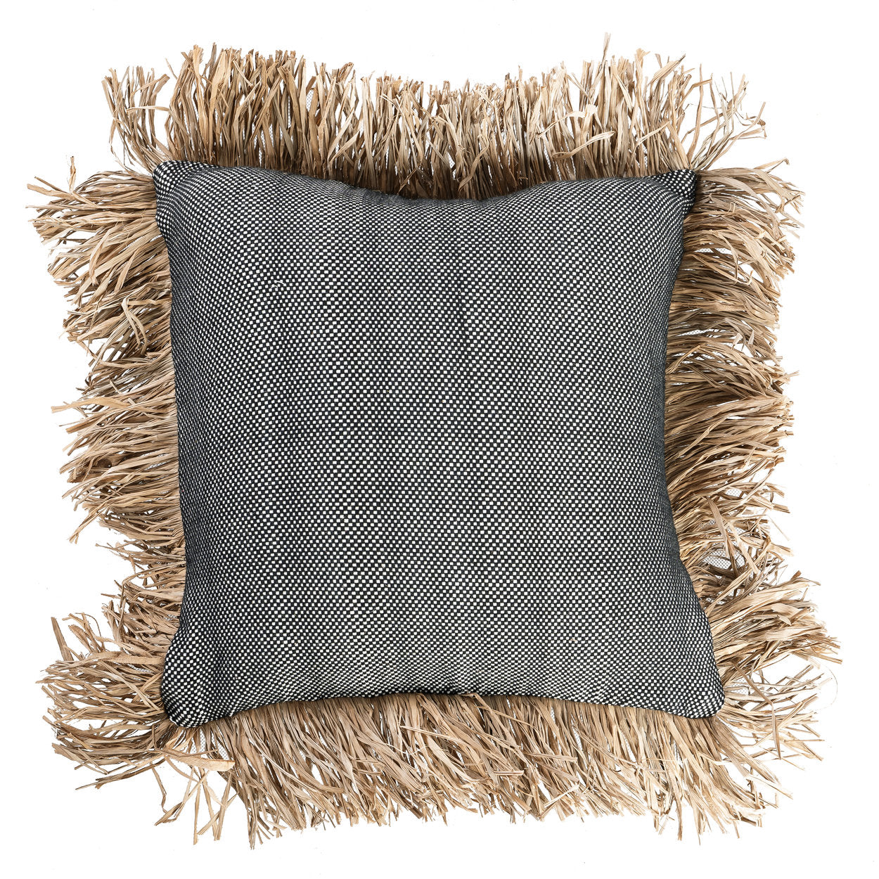 BB - Kussenhoes Cotton Bonita - Natuurlook Zwart - 40x40