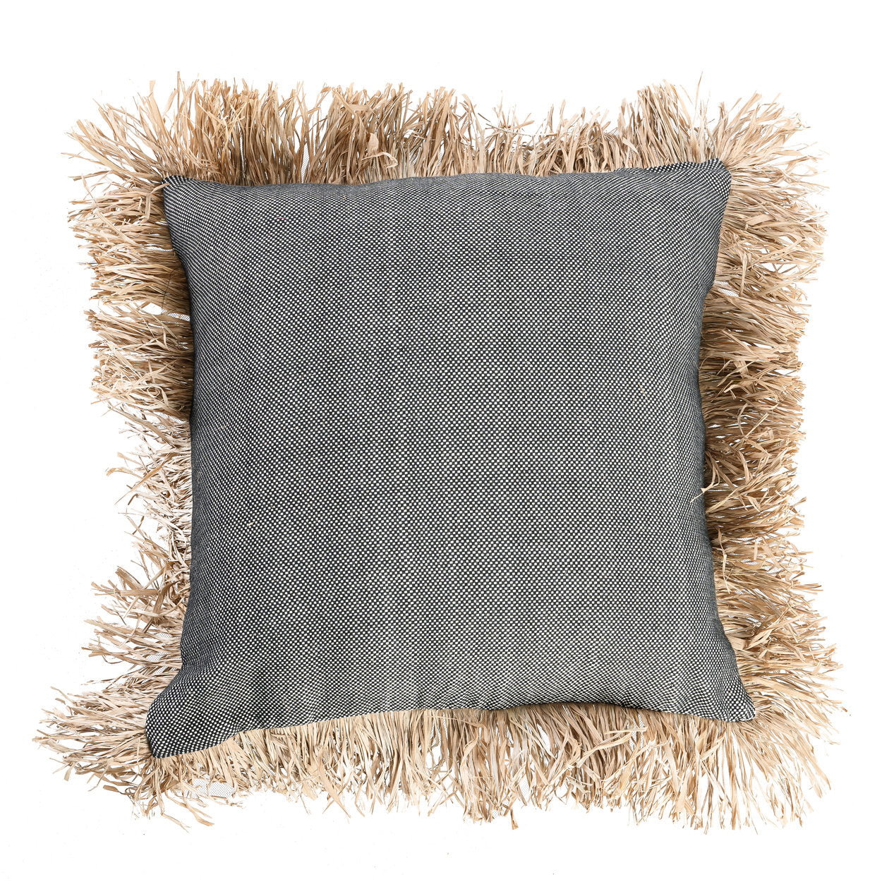 BB - Kussenhoes Cotton Bonita - Natuurlook Zwart - 60x60