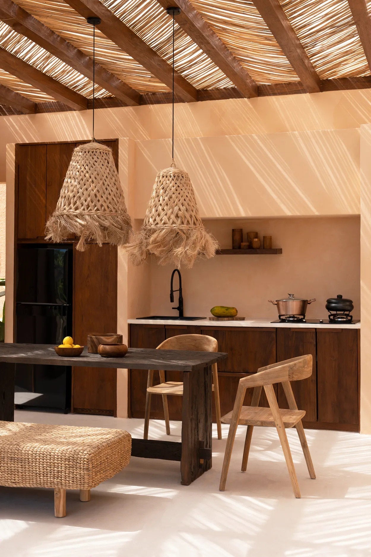 BB - Hanglamp Abaca Jelly Fish Hanger - Natuurlook - S